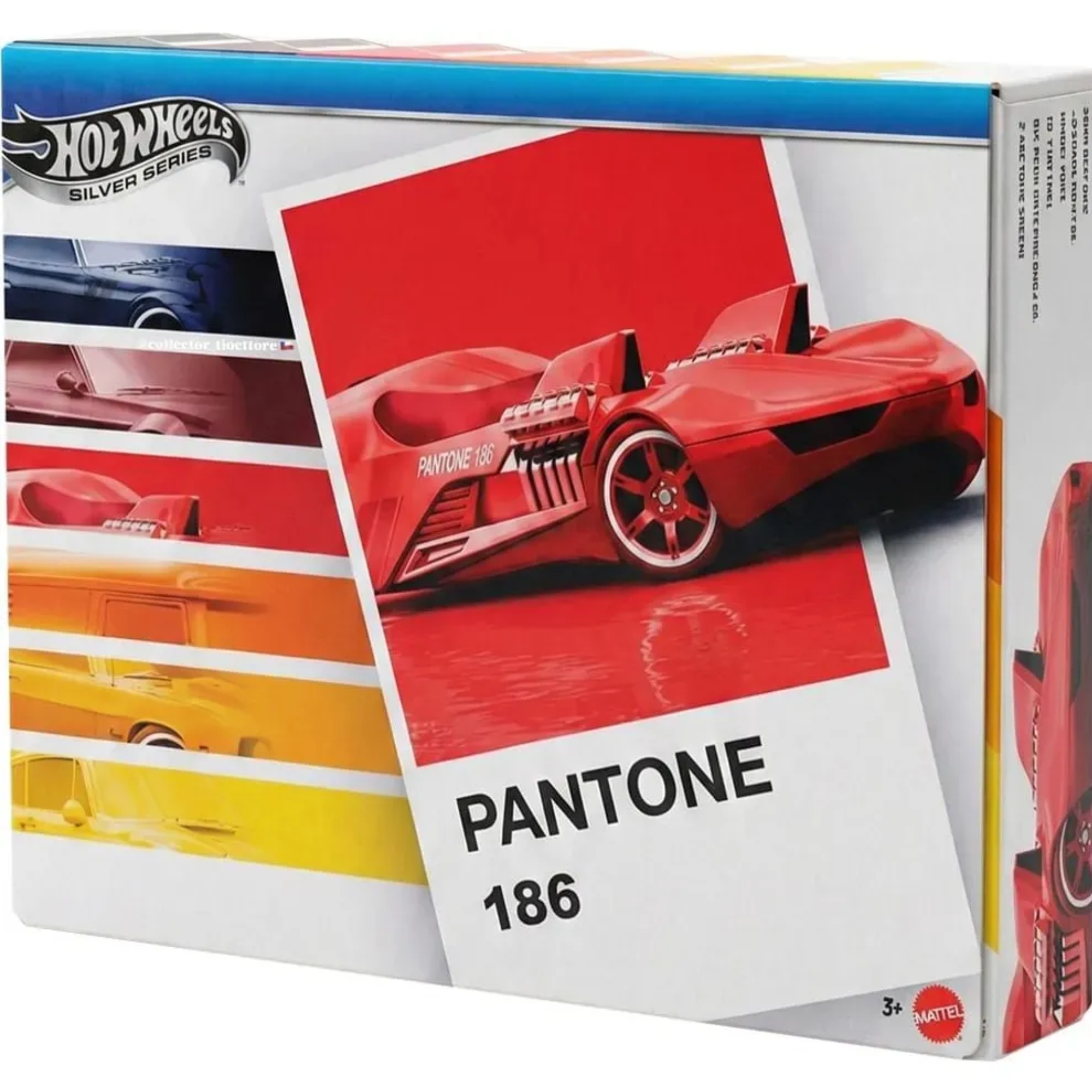 Kit de Carrinhos Hot Wheels Collector Pantone Sortido e Unitário Mattel - 927097