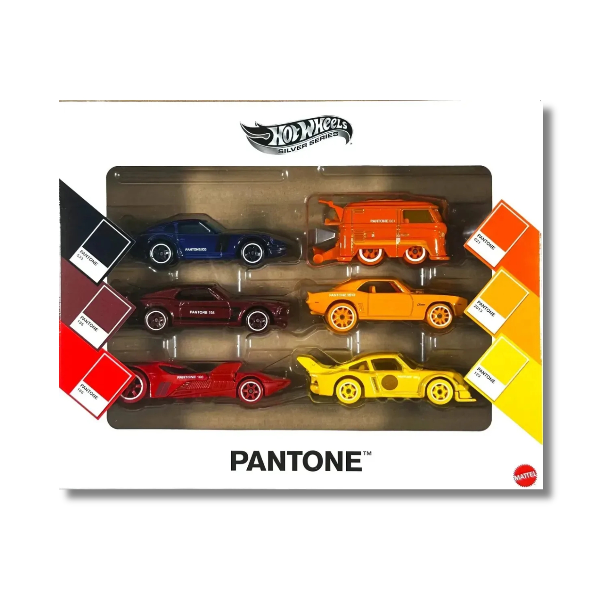 Kit de Carrinhos Hot Wheels Collector Pantone Sortido e Unitário Mattel - 927097