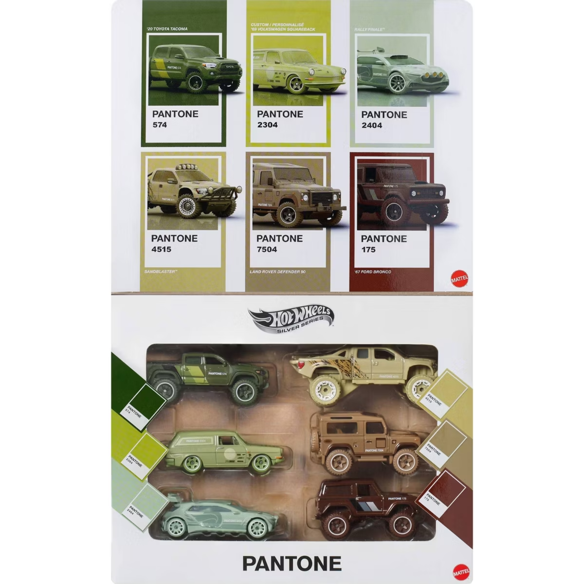 Kit de Carrinhos Hot Wheels Collector Pantone Sortido e Unitário Mattel - 927097