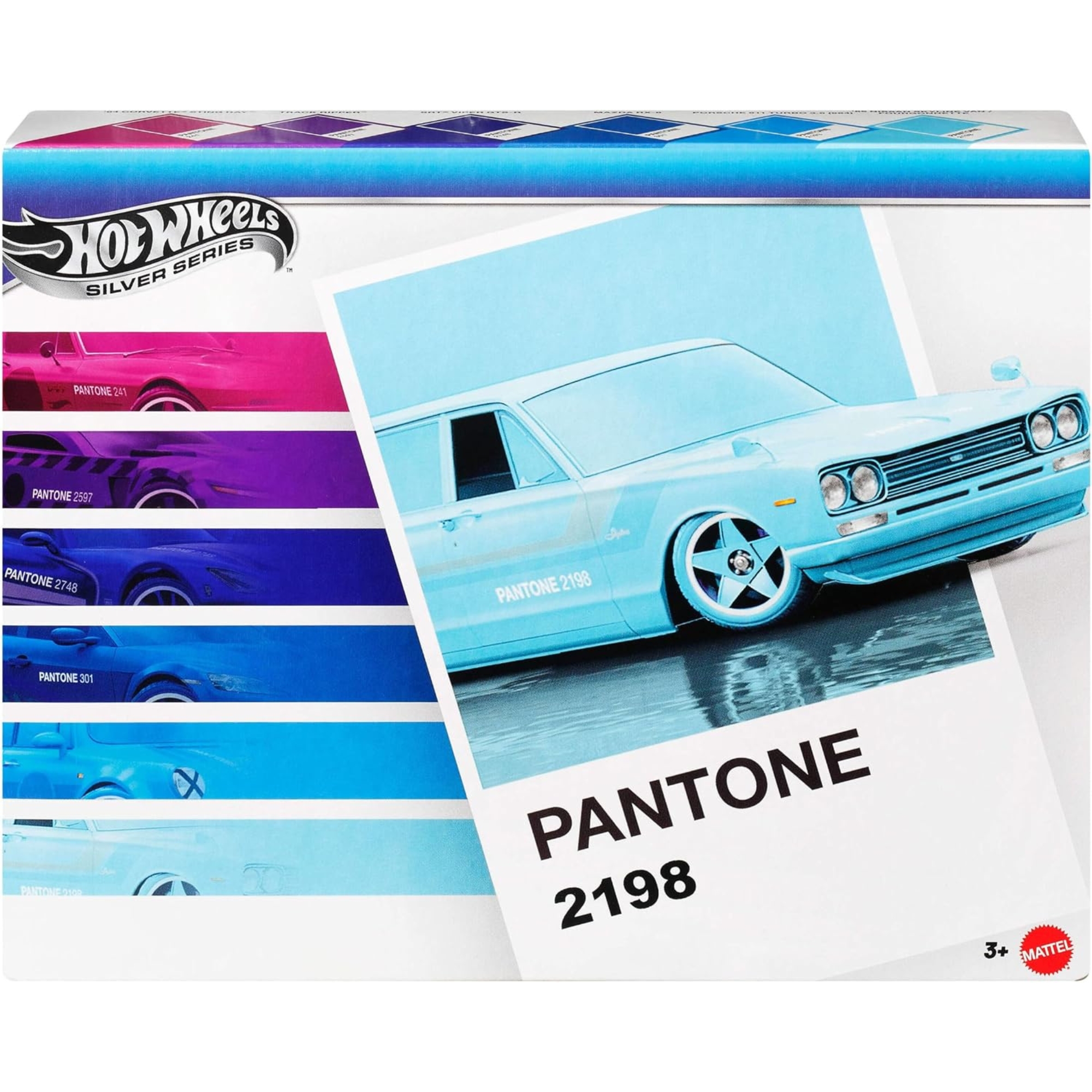 Kit de Carrinhos Hot Wheels Collector Pantone Sortido e Unitário Mattel - 927097