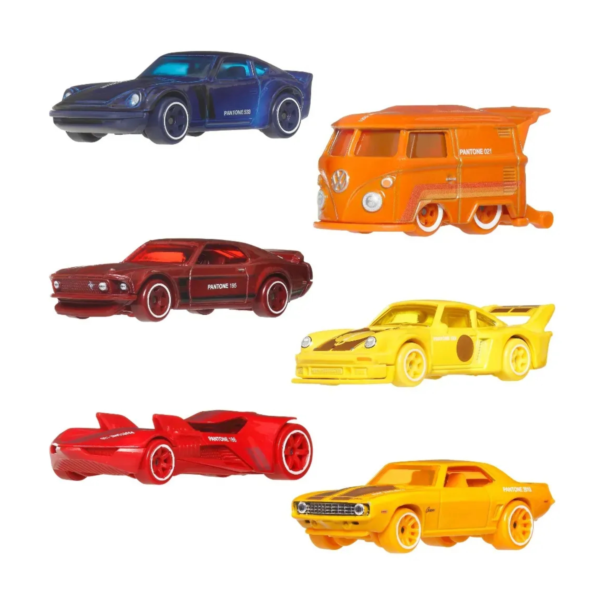 Kit de Carrinhos Hot Wheels Collector Pantone Sortido e Unitário Mattel - 927097