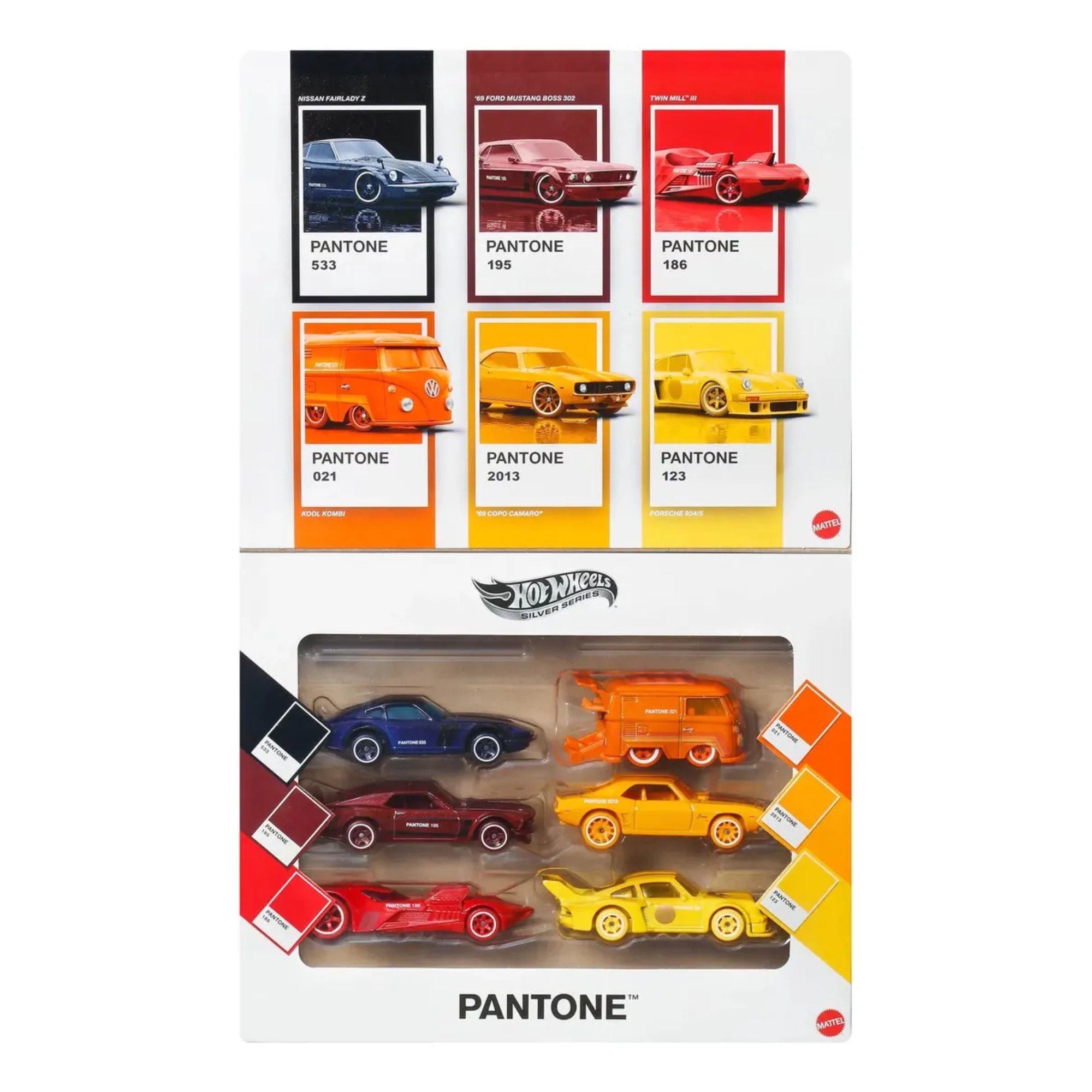 Kit de Carrinhos Hot Wheels Collector Pantone Sortido e Unitário Mattel - 927097