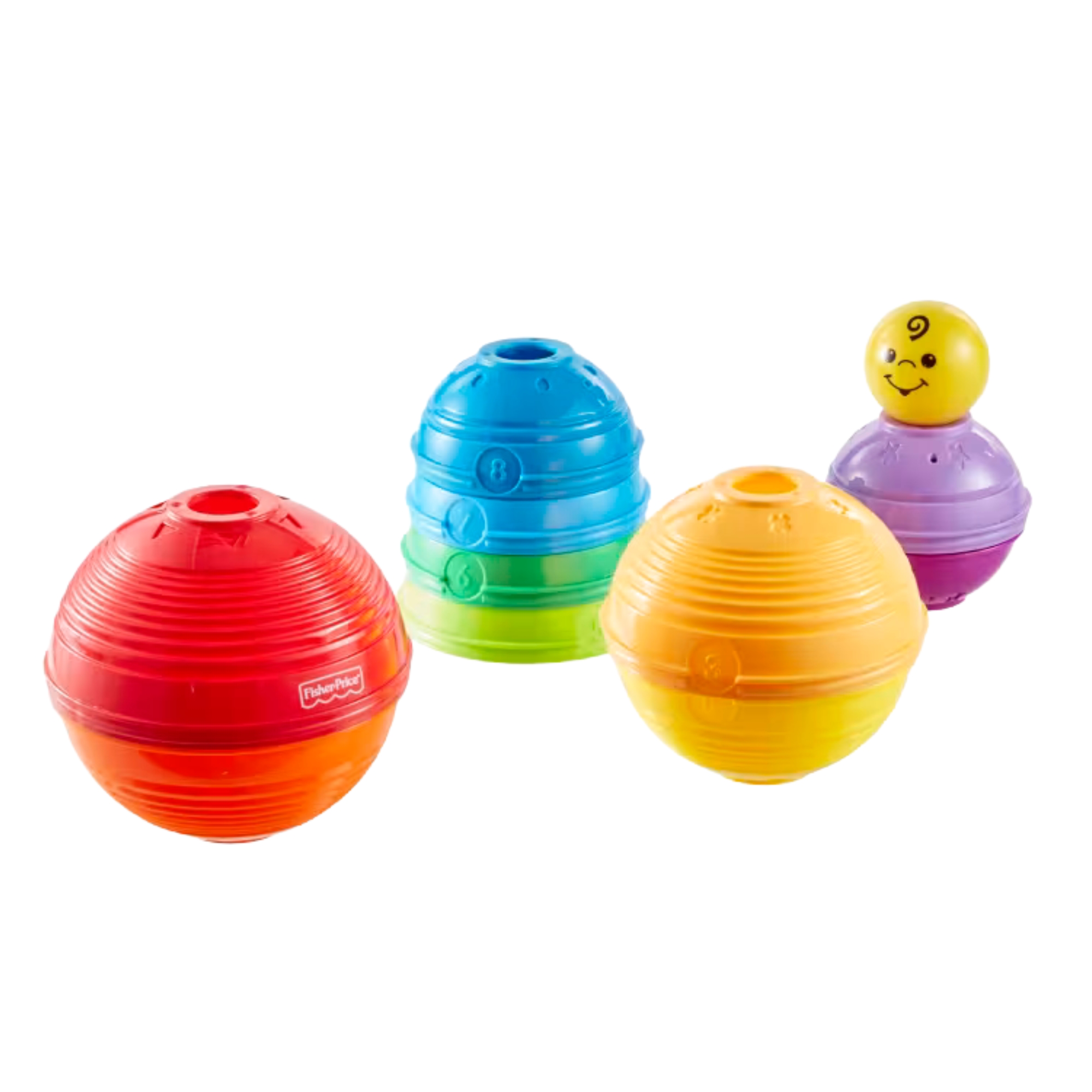 Brinquedo para Bebês Potinhos Empilhar & Rolar Fisher Price Mattel - 362068