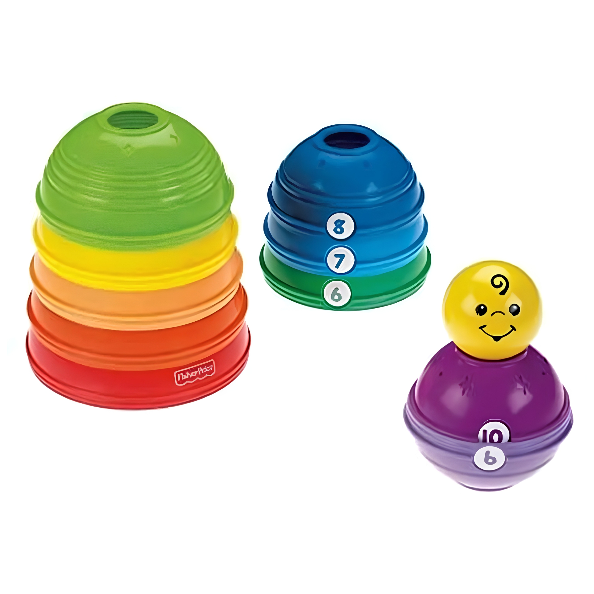 Brinquedo para Bebês Potinhos Empilhar & Rolar Fisher Price Mattel - 362068