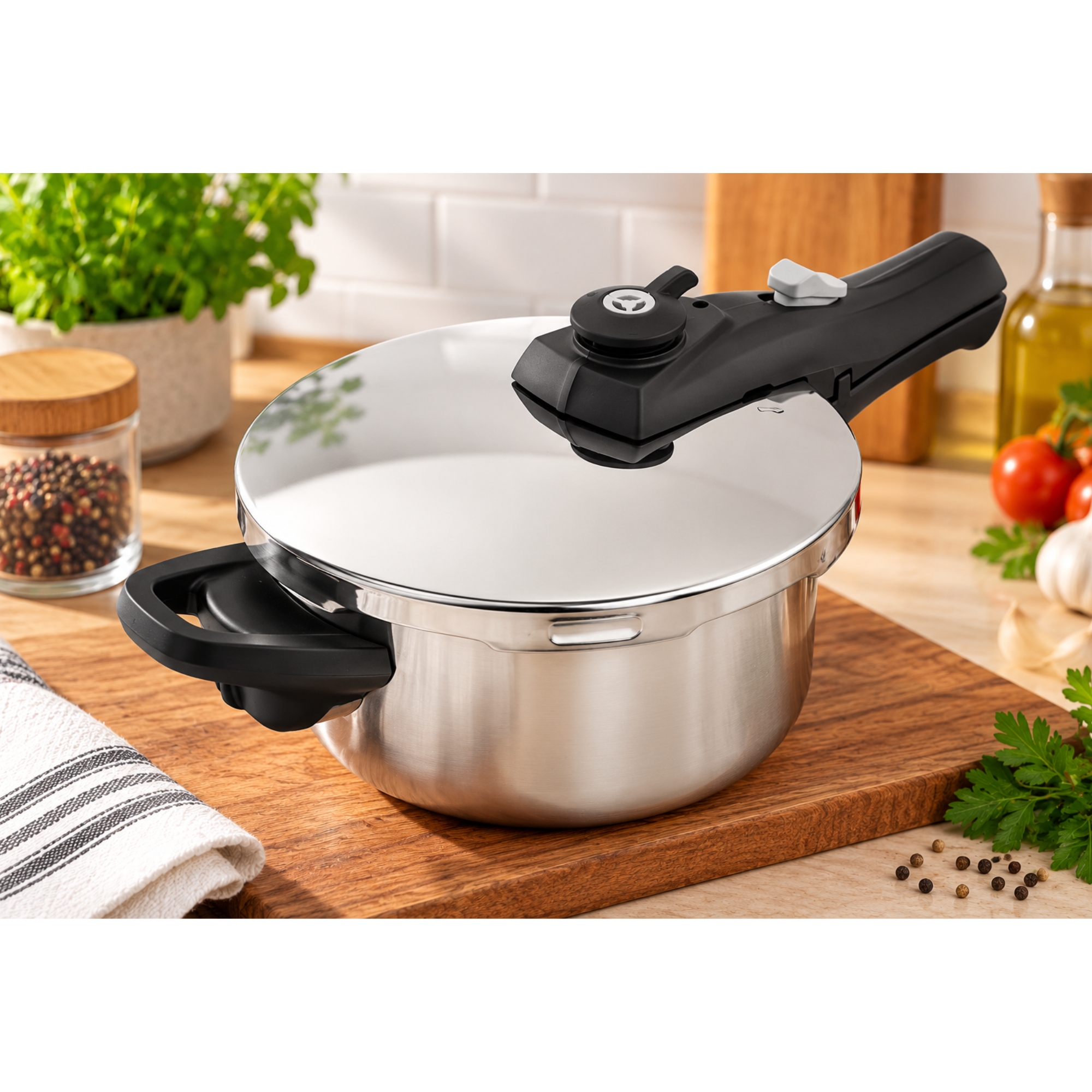 Panela de Pressão Press Cook Supreme Inox 4L Mimo Style - 12289