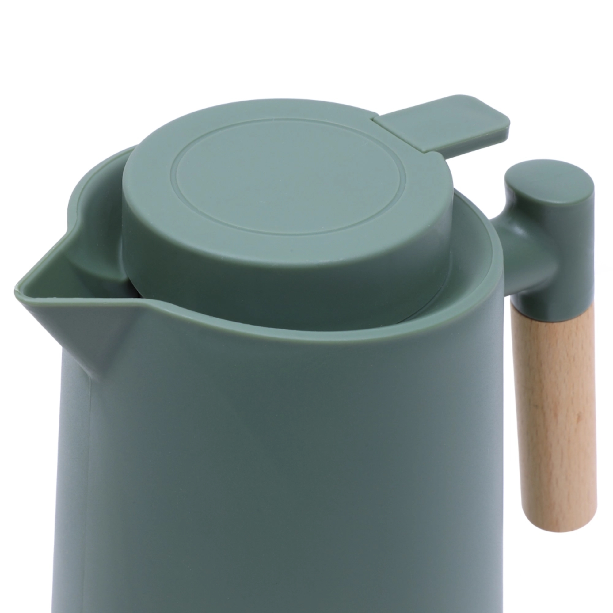 Garrafa Térmica Jade 1L com Cabo de Madeira Mimo Style - 10049