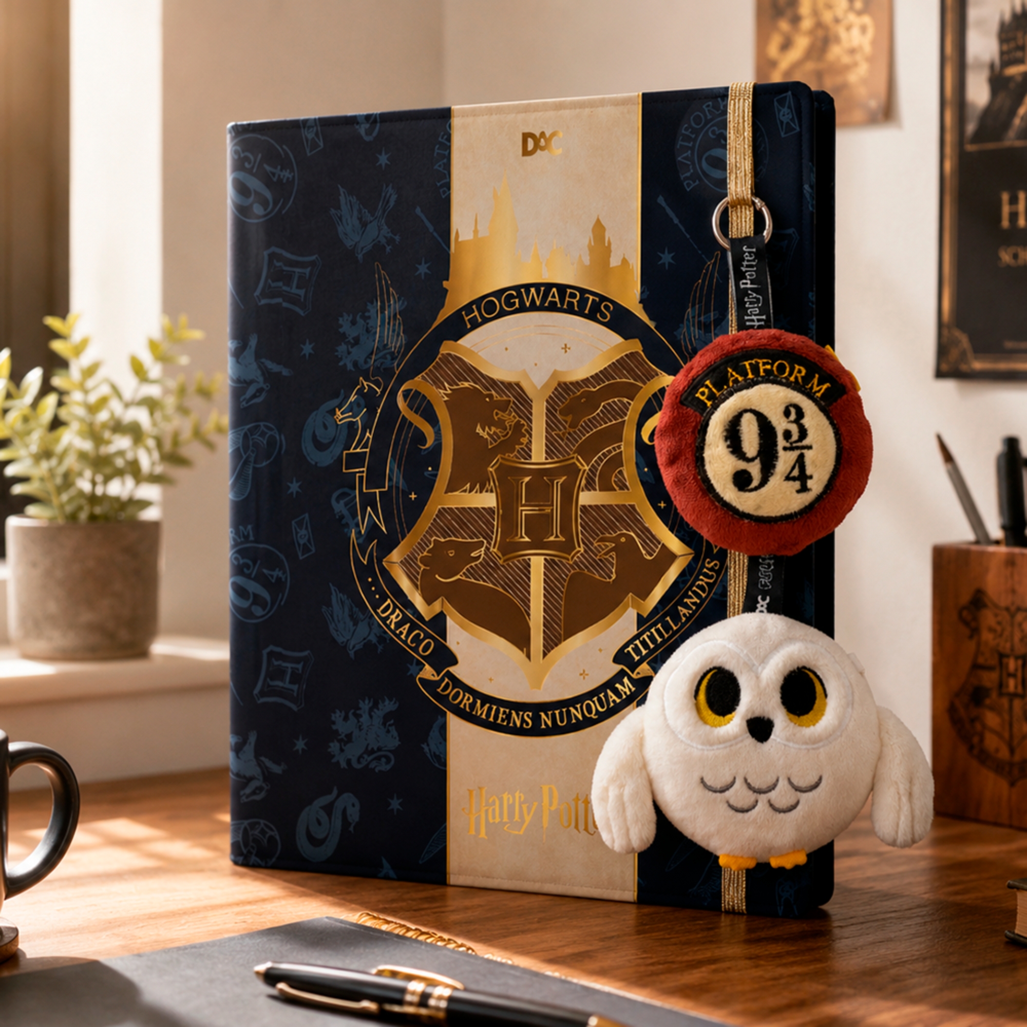 Caderno Argolado Universitário Harry Potter Hogwarts DAC - 5813