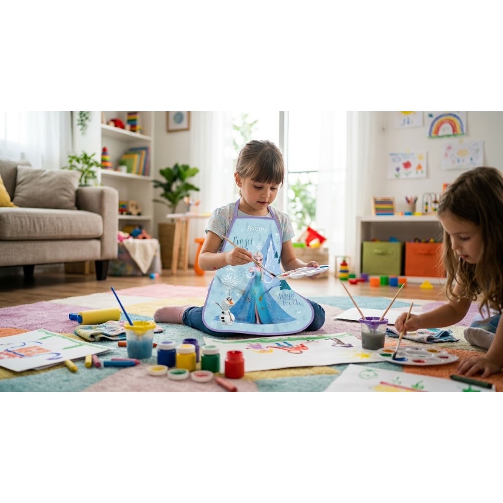 Avental Infantil Frozen Elsa em PEVA DAC - 5726