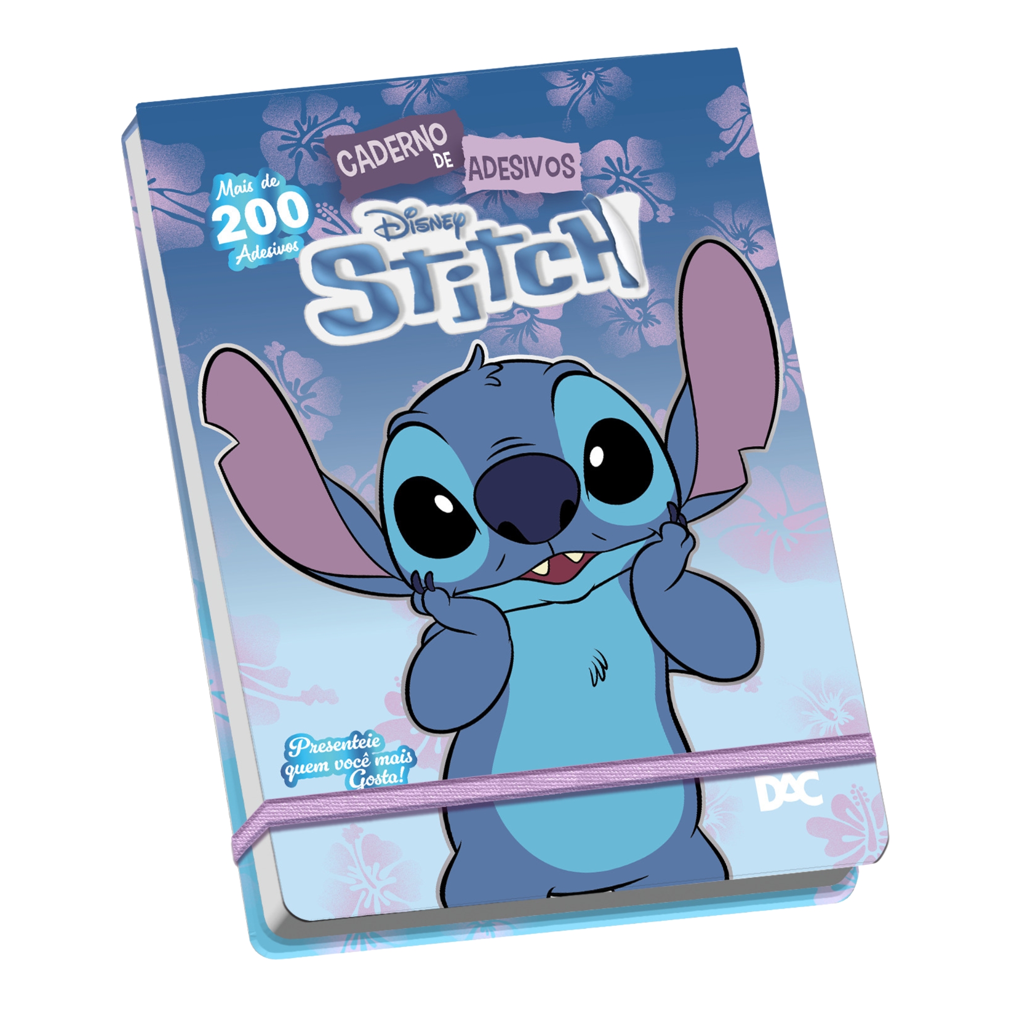 Caderno de Adesivos Stitch com Mais de 200 Adesivos DAC - 5571