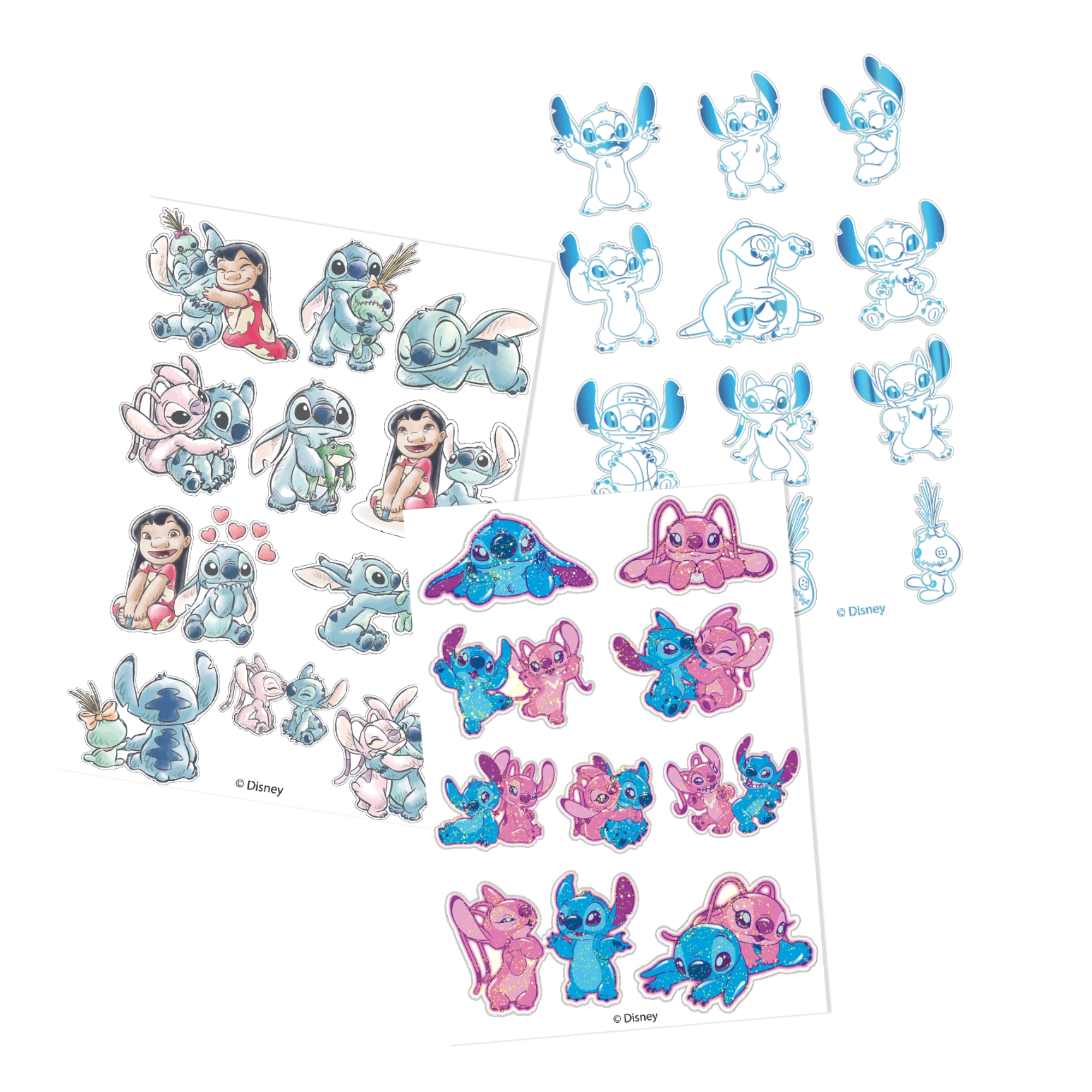 Caderno de Adesivos Stitch com Mais de 200 Adesivos DAC - 5571