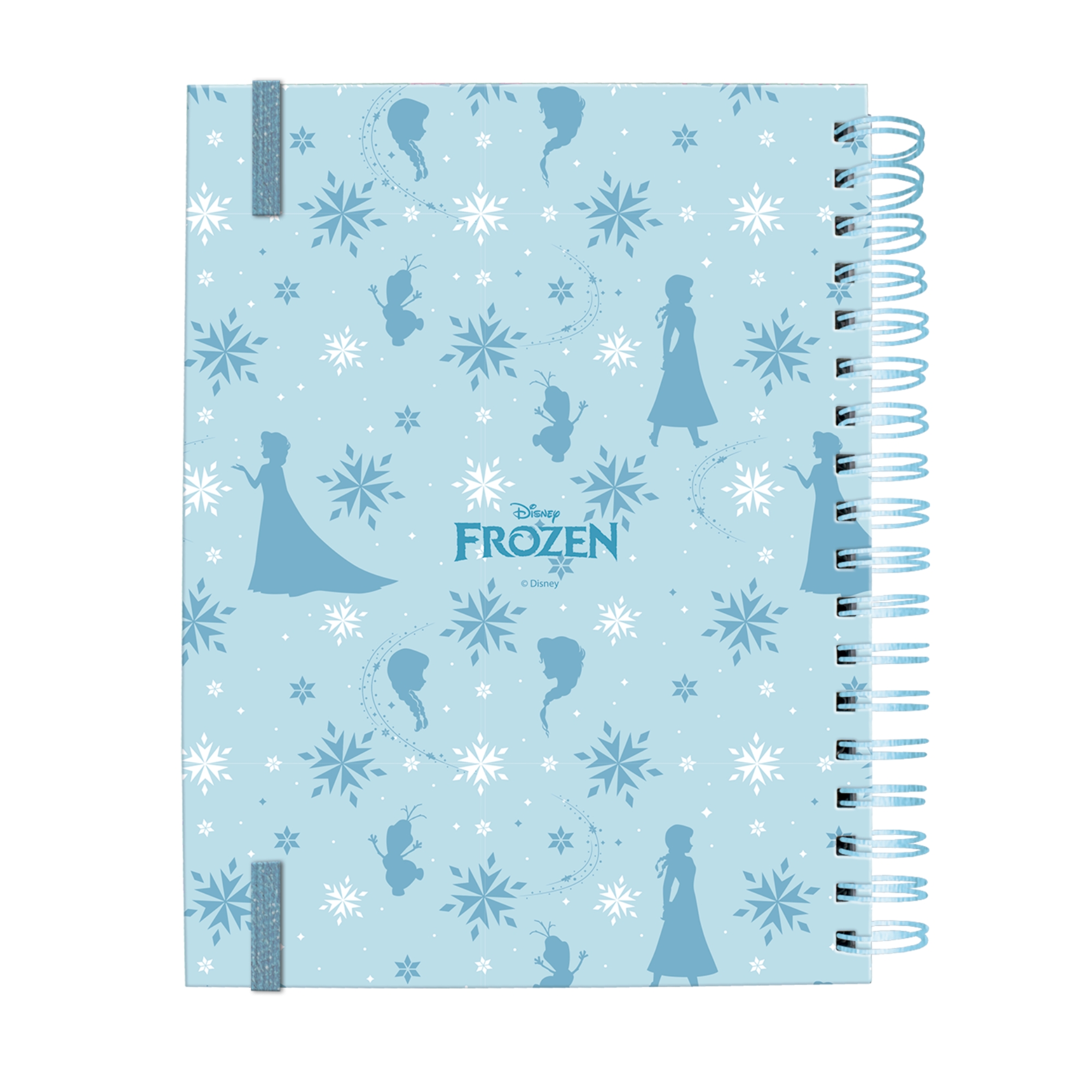 Caderno Mini Frozen 80 Folhas Decoradas com Elástico DAC - 5727