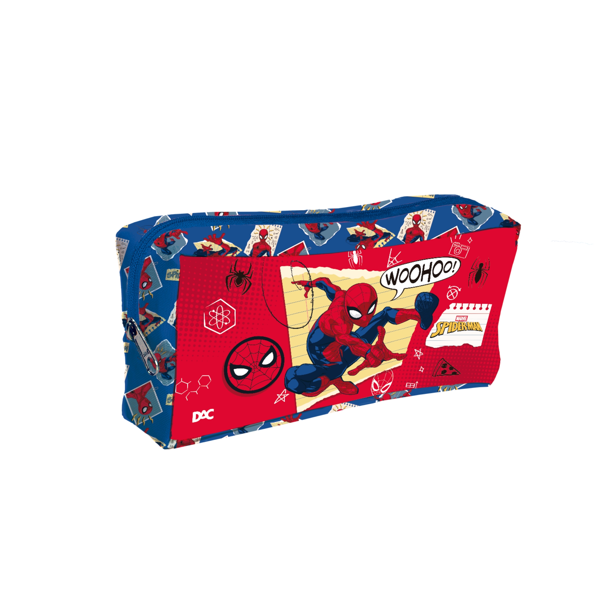 Estojo Escolar Homem-Aranha Marvel em Tecido com Zíper DAC - 5740