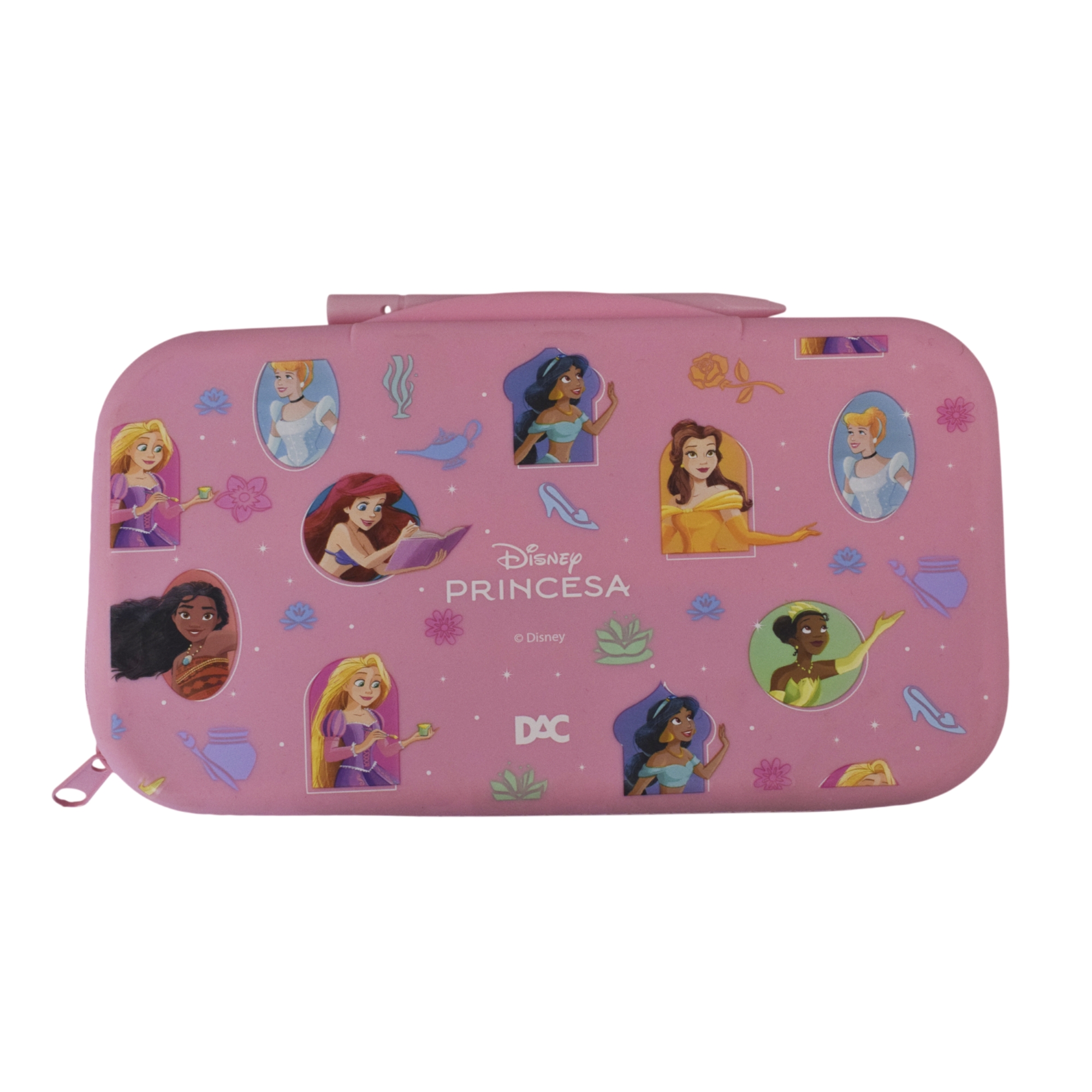 Estojo com Lousa Mágica Princesas Disney c/ Caneta de Desenho DAC - 5777