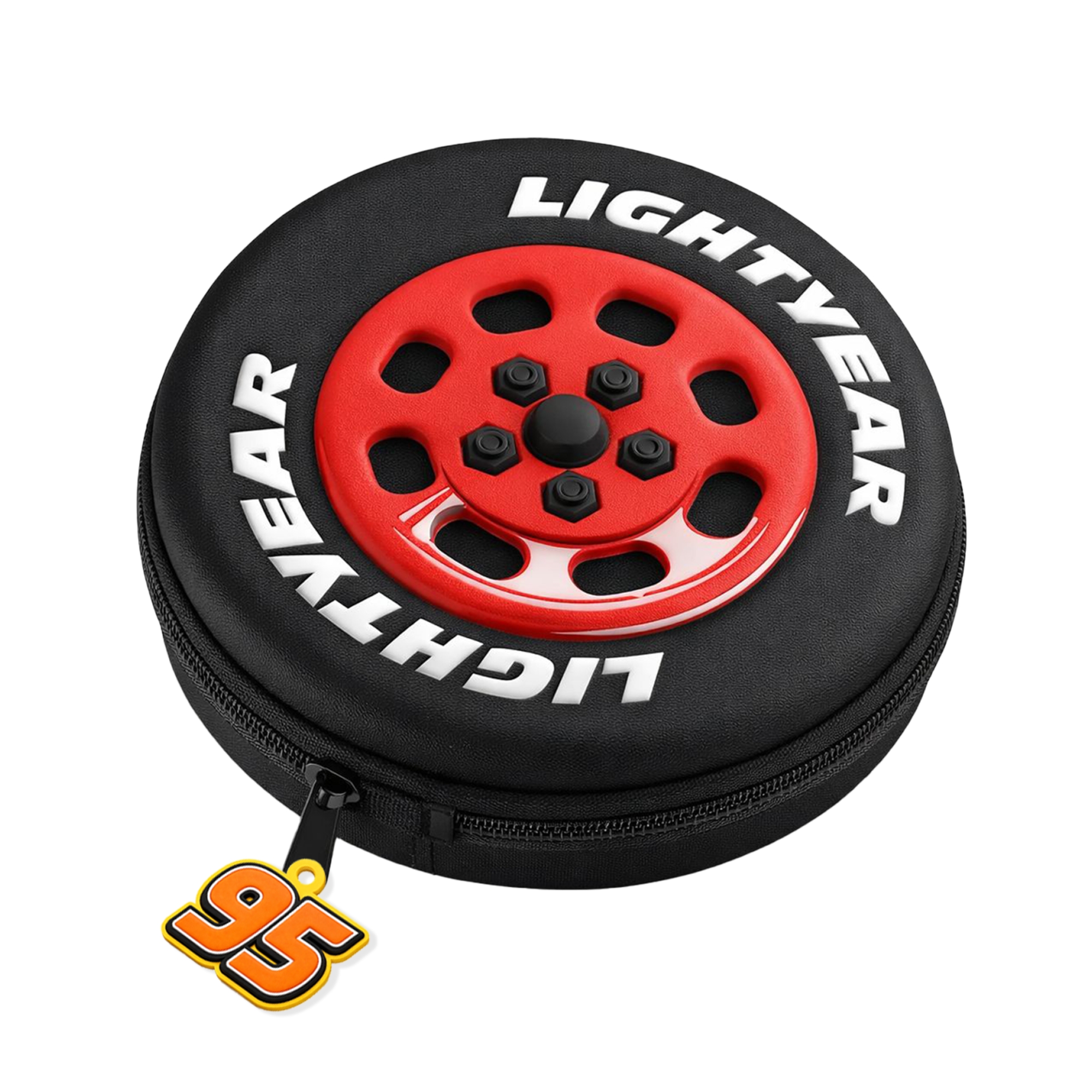Estojo Escolar 3D Pneu Relâmpago McQueen Carros DAC - 5721