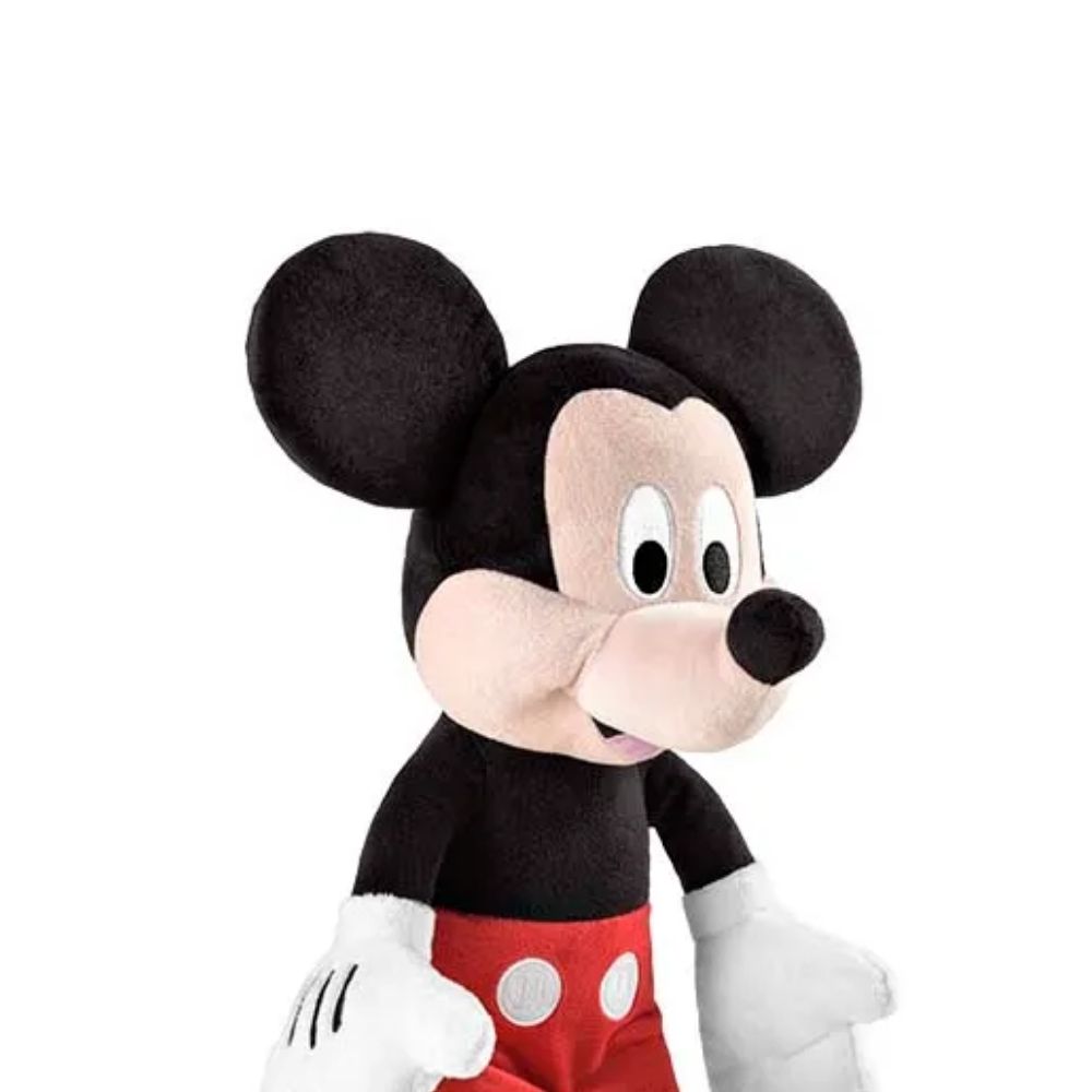 Brinquedo Infantil Pelúcia Mickey 40cm C/ Som Indicado para +3 Anos Antialérgica Multikids -BR332