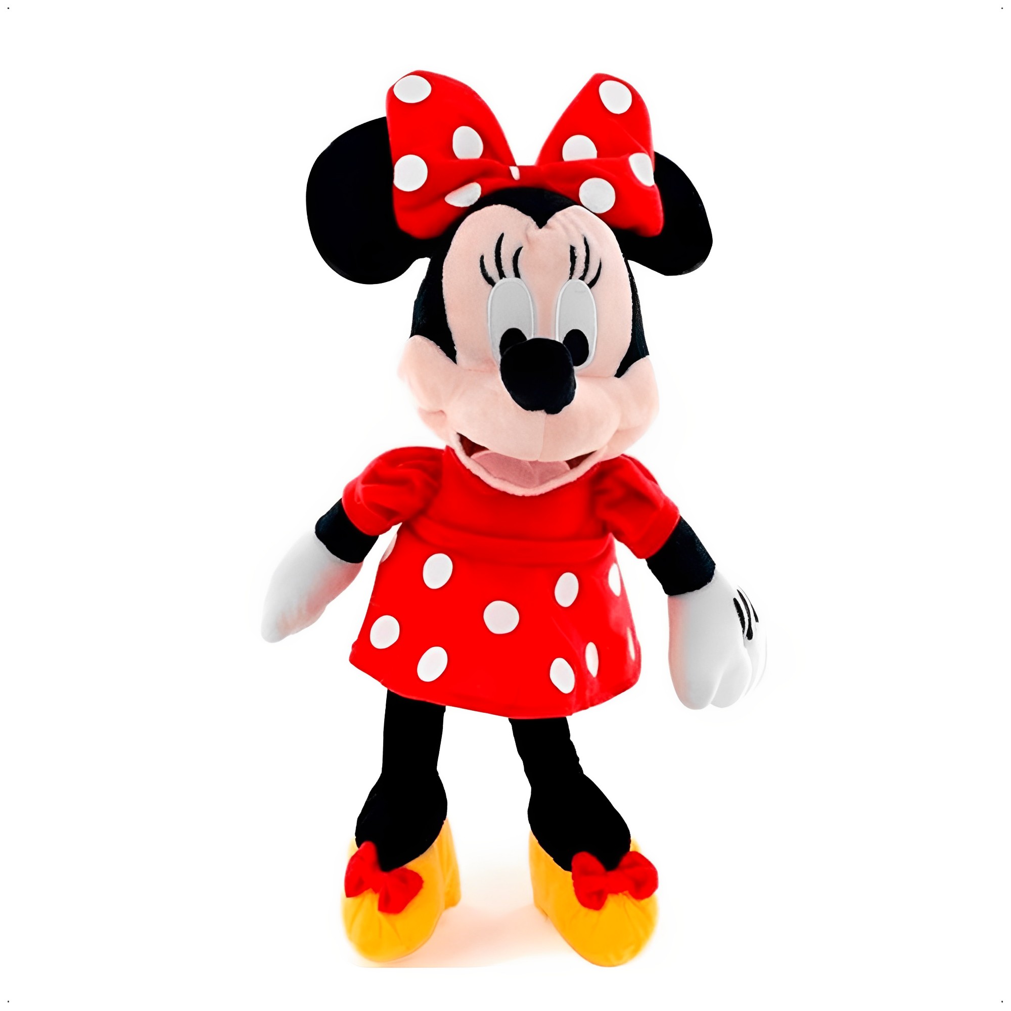 Brinquedo Infantil Pelúcia Minnie Vermelha 33cm Com Som Poliéster Multikids - BR333