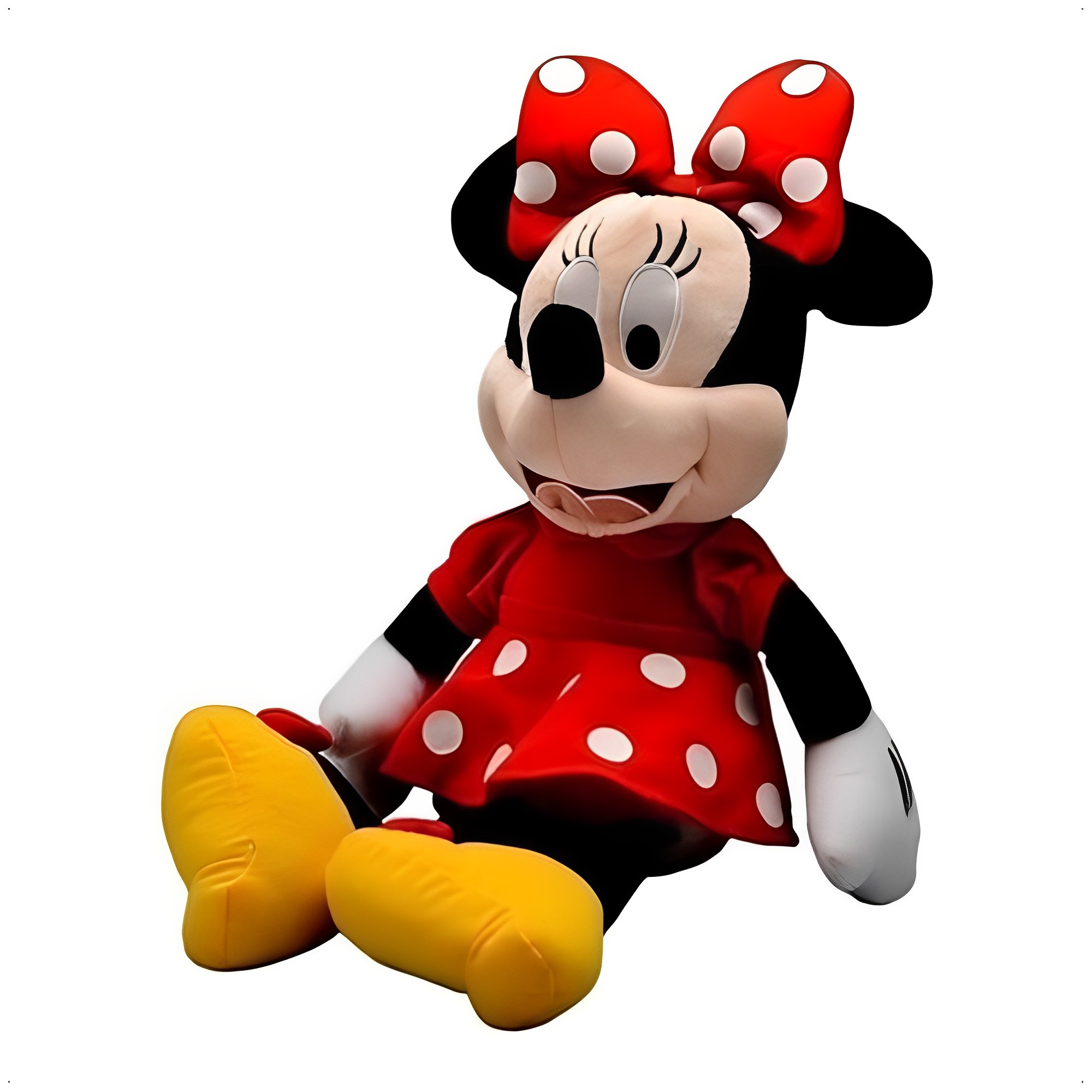 Brinquedo Infantil Pelúcia Minnie Vermelha 33cm Com Som Poliéster Multikids - BR333