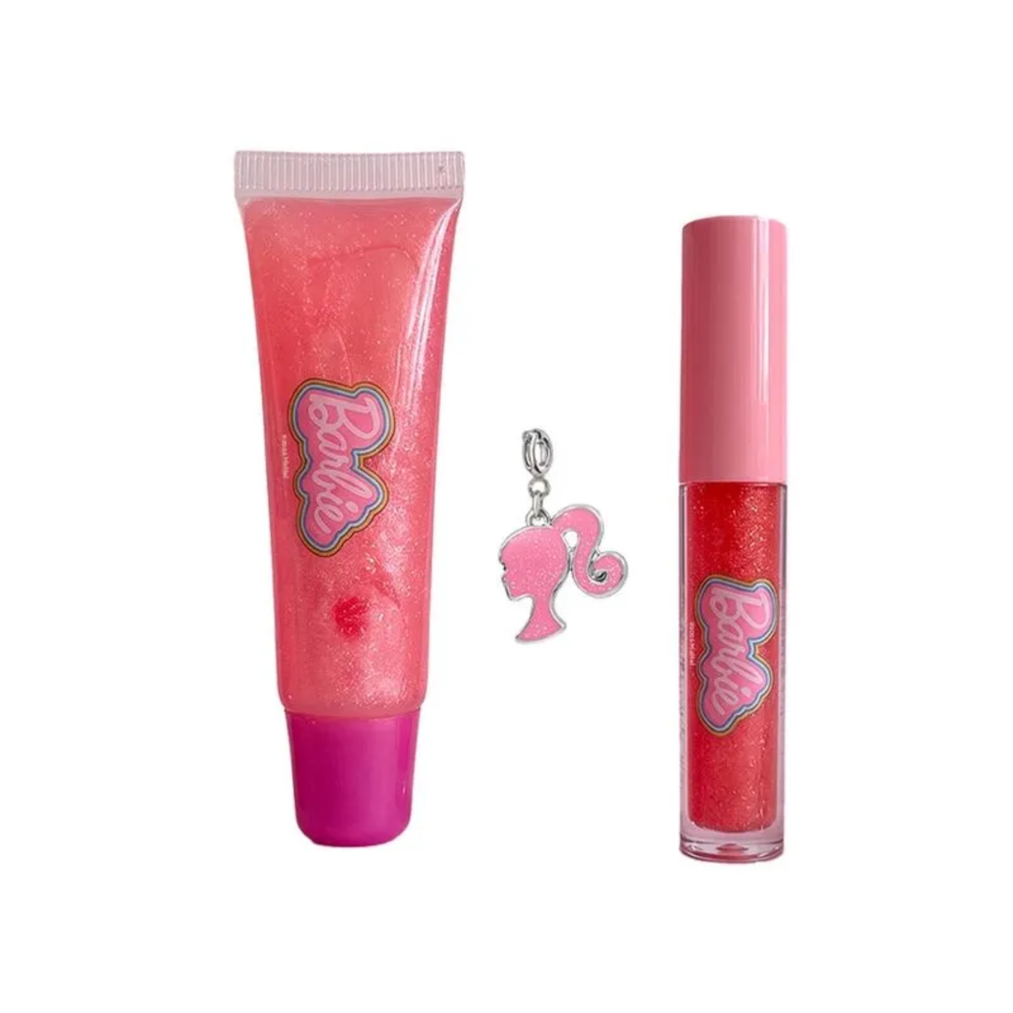 Kit Maquiagem Barbie Multikids - Paleta + Glosses