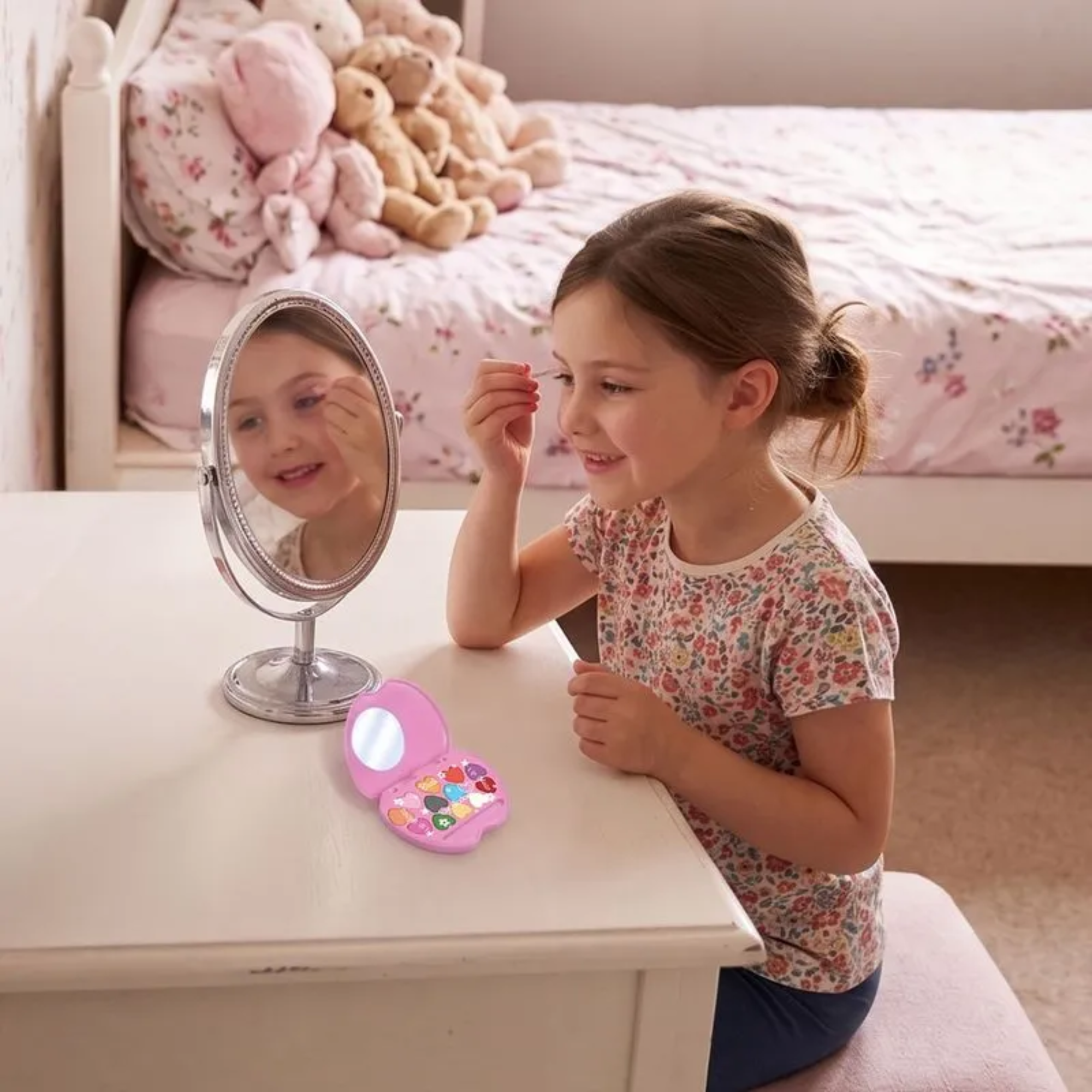 Kit Maquiagem Barbie Multikids - Paleta + Glosses