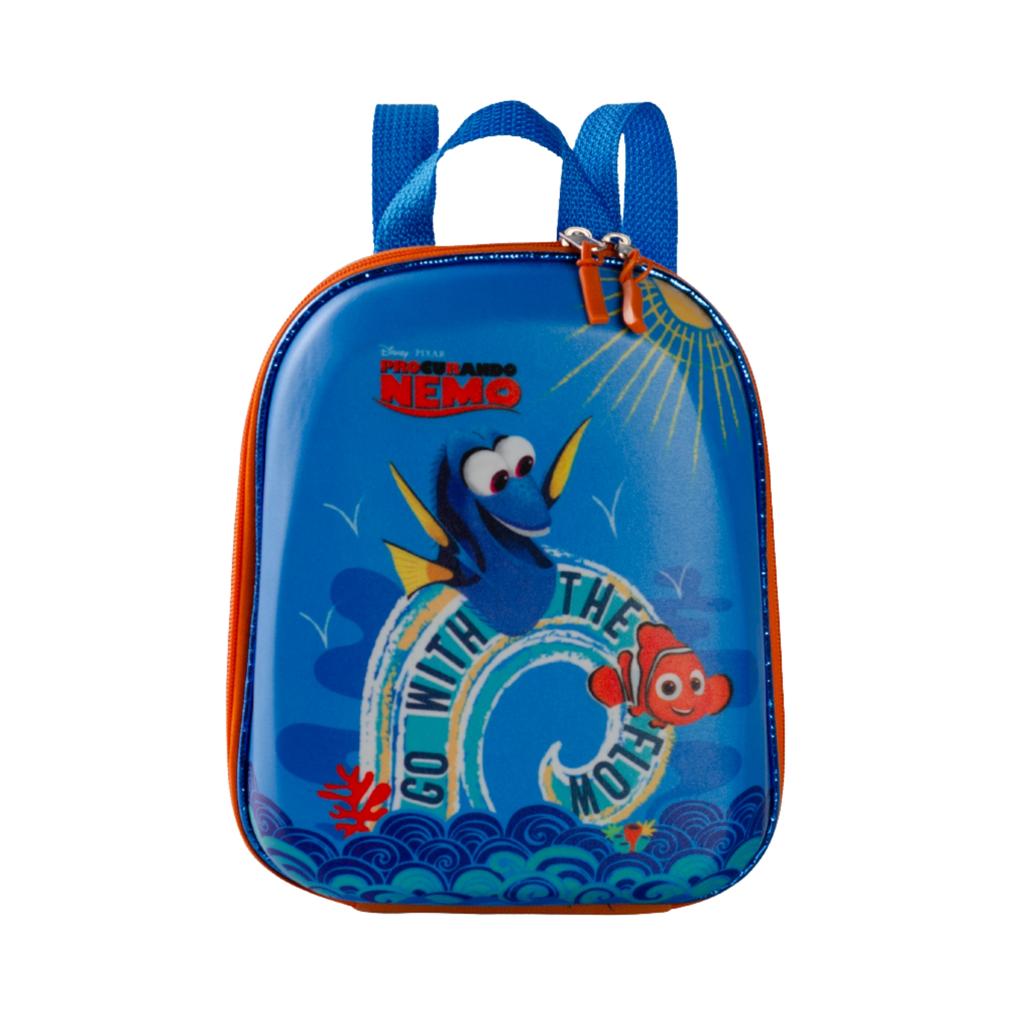 Kit Mochilas e Mala de Rodinha Procurando Nemo