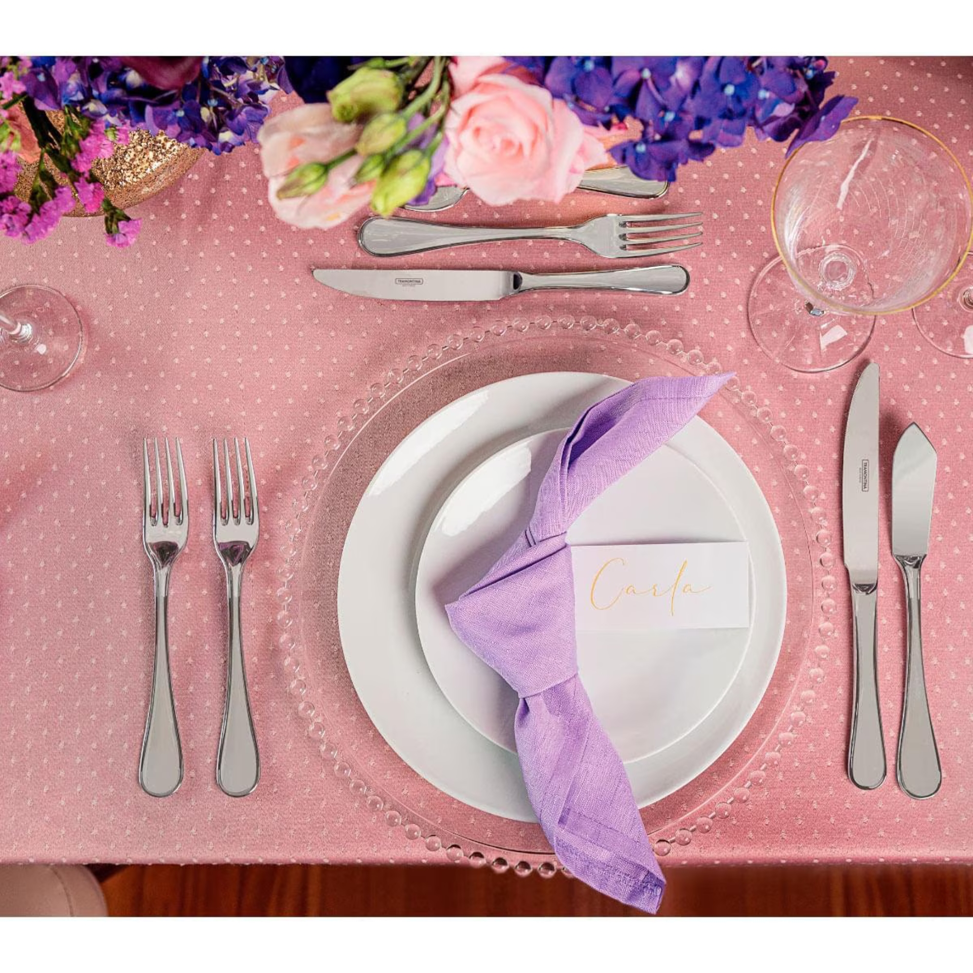 Aparelho de Jantar/Chá Antonella 20 peças Porcelana Tramontina - 96900092