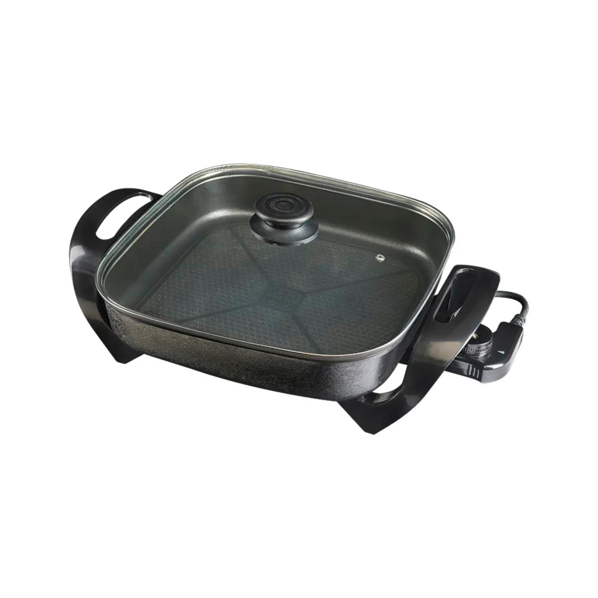 Panela Elétrica Mangiare Quadrada 30cm 1500W 220V APEQ01I cor Preta Agratto - 9421