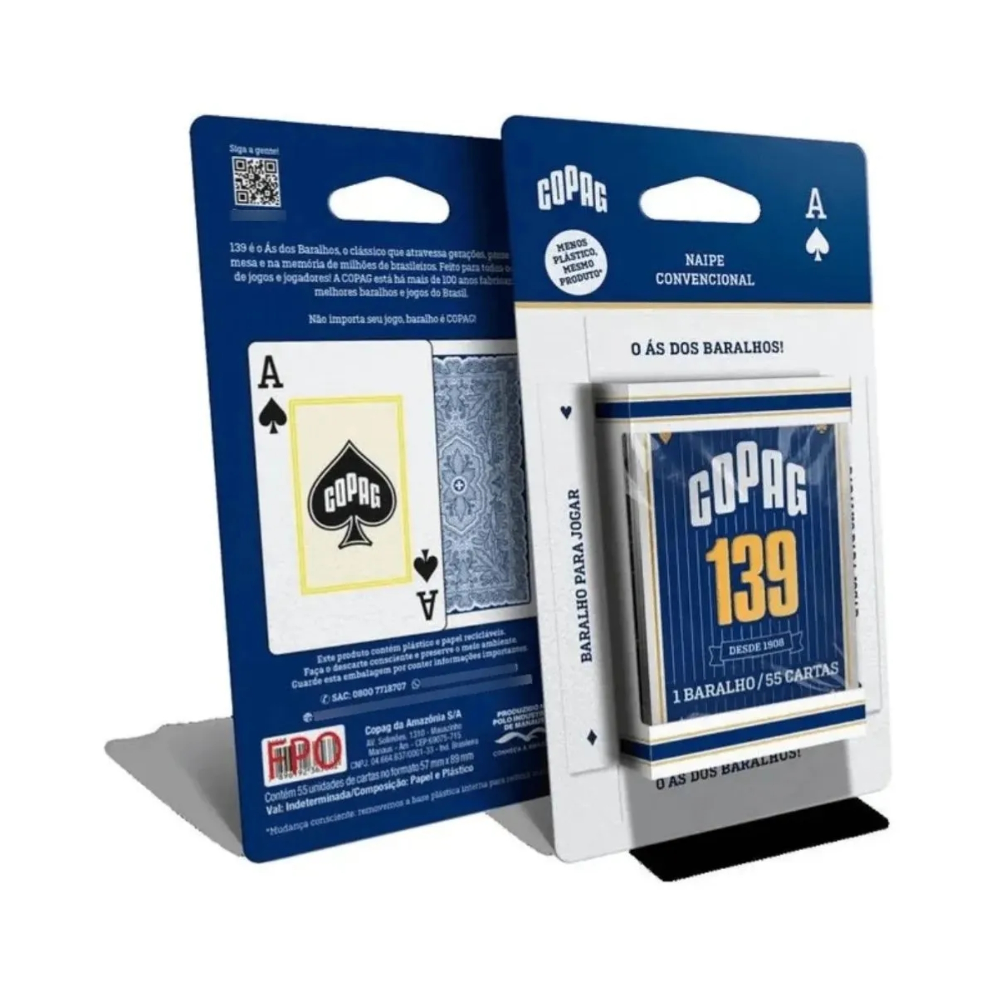 Kit 6 Baralhos 139 Naipe Convencional Copag - 36565 BLISTER