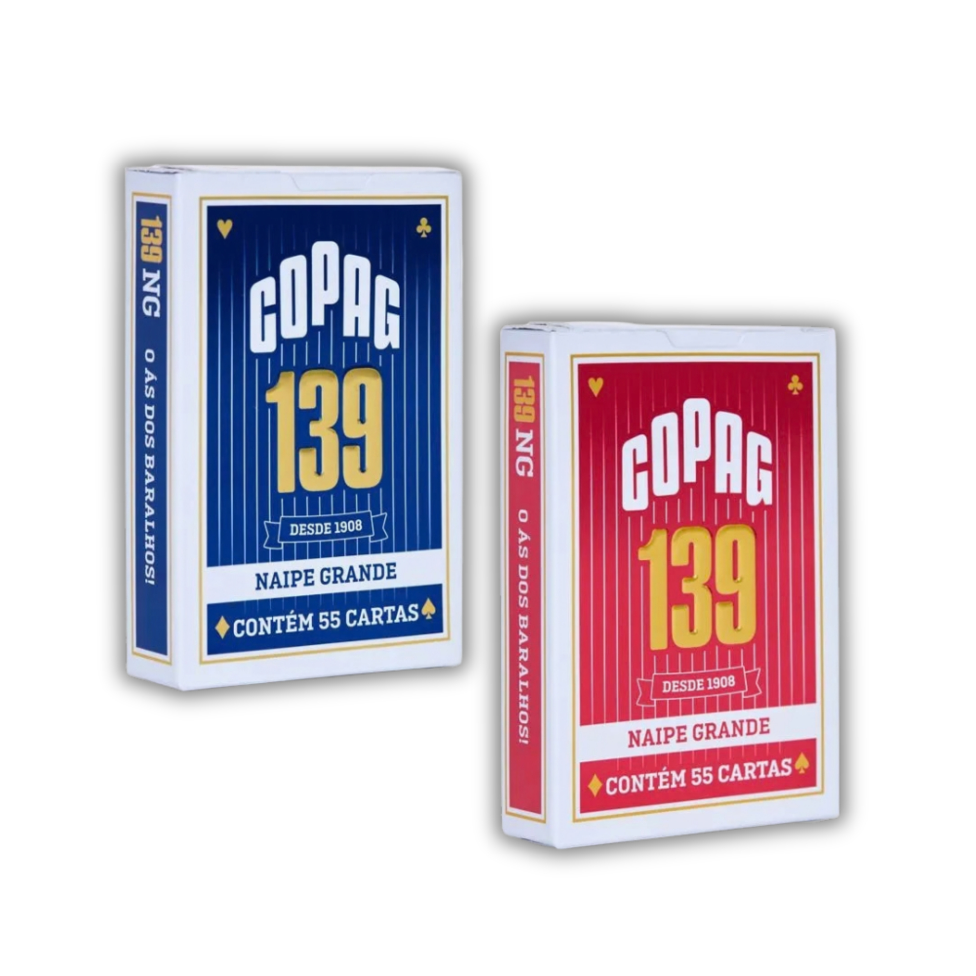 Kit 12 Baralhos 139 Naipe Grande Copag - 91026 CARTUCHO