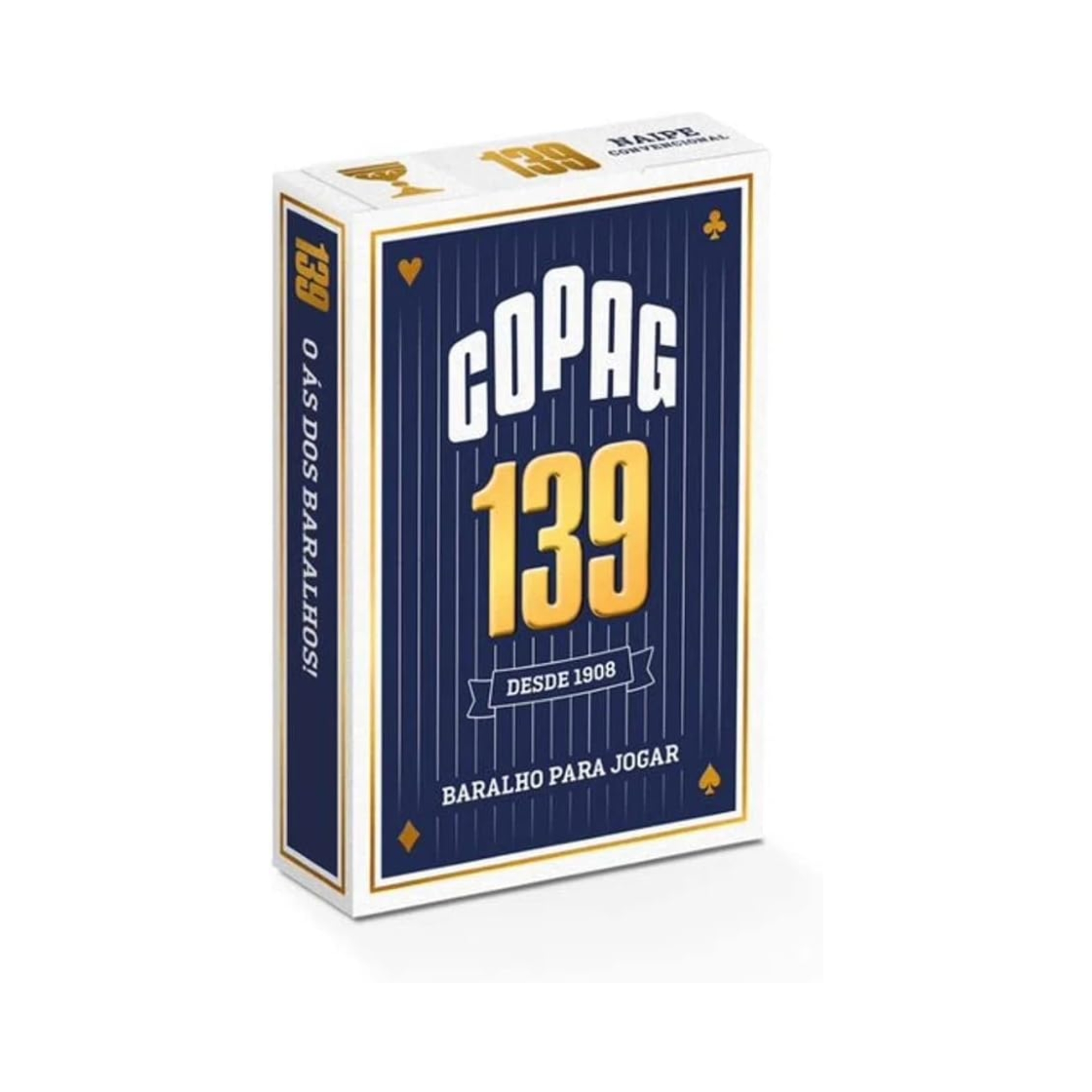 Kit 12 Baralhos 139 Naipe Convencional 55 Cartas Copag - 91016 CARTUCHO