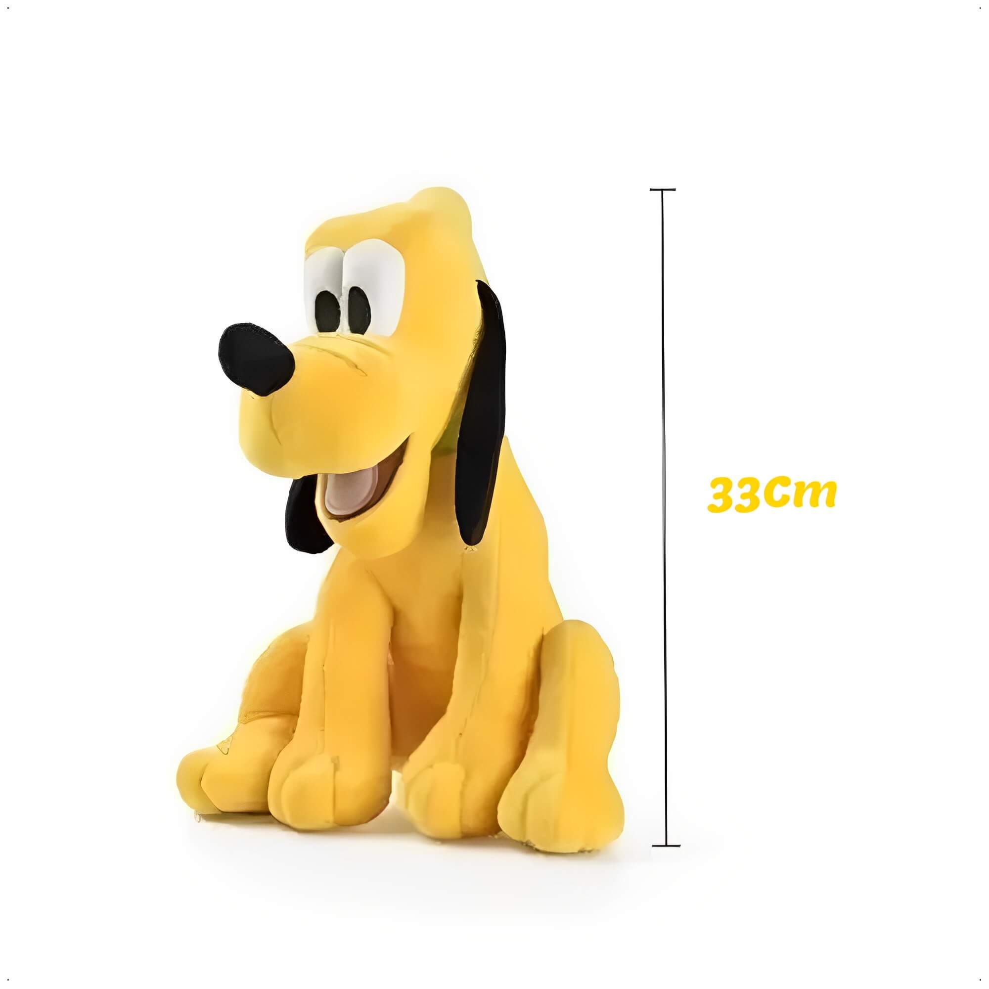 Brinquedo Pelúcia Infantil Pluto C/ Som 33cm A partir de 3 anos Poliéster - Multikids - BR337