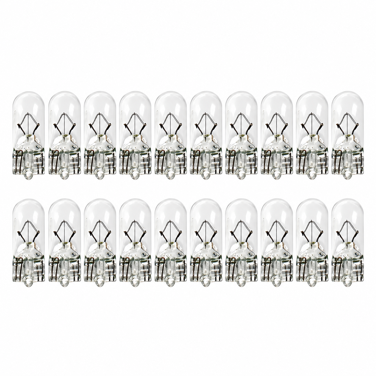 Kit 20 Lâmpadas Pingão Halógenas T10 24V 5W Shocklight SL-24T10