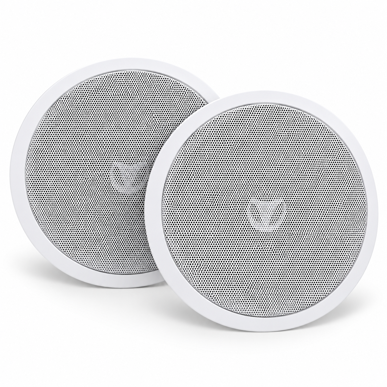 Kit 2x Arandelas Redondas Leson 6" 70W RMS 8 Ohms Passiva Bobina Simples