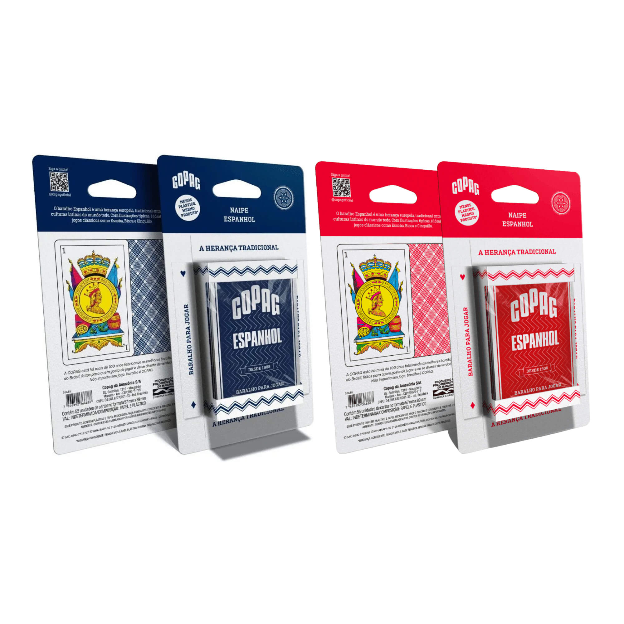 Kit 2 Especial Copag BR Mania - Mix Completo de 26 Produtos entre Baralhos e Jogos