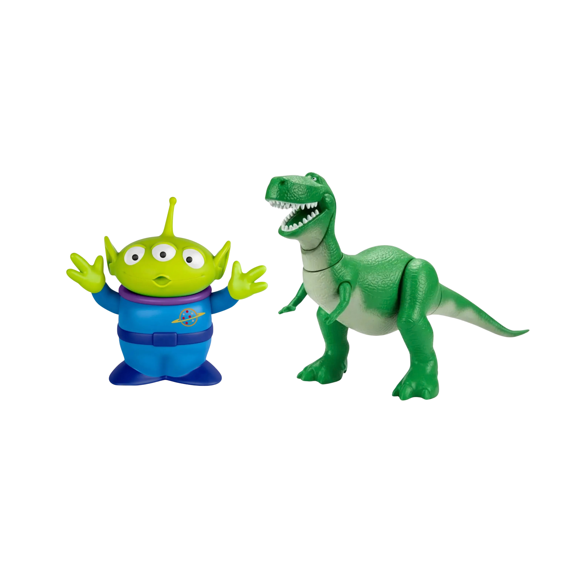 Kit Bonecos Toy Story Disney Pixar Cotiplás Rex + Alien