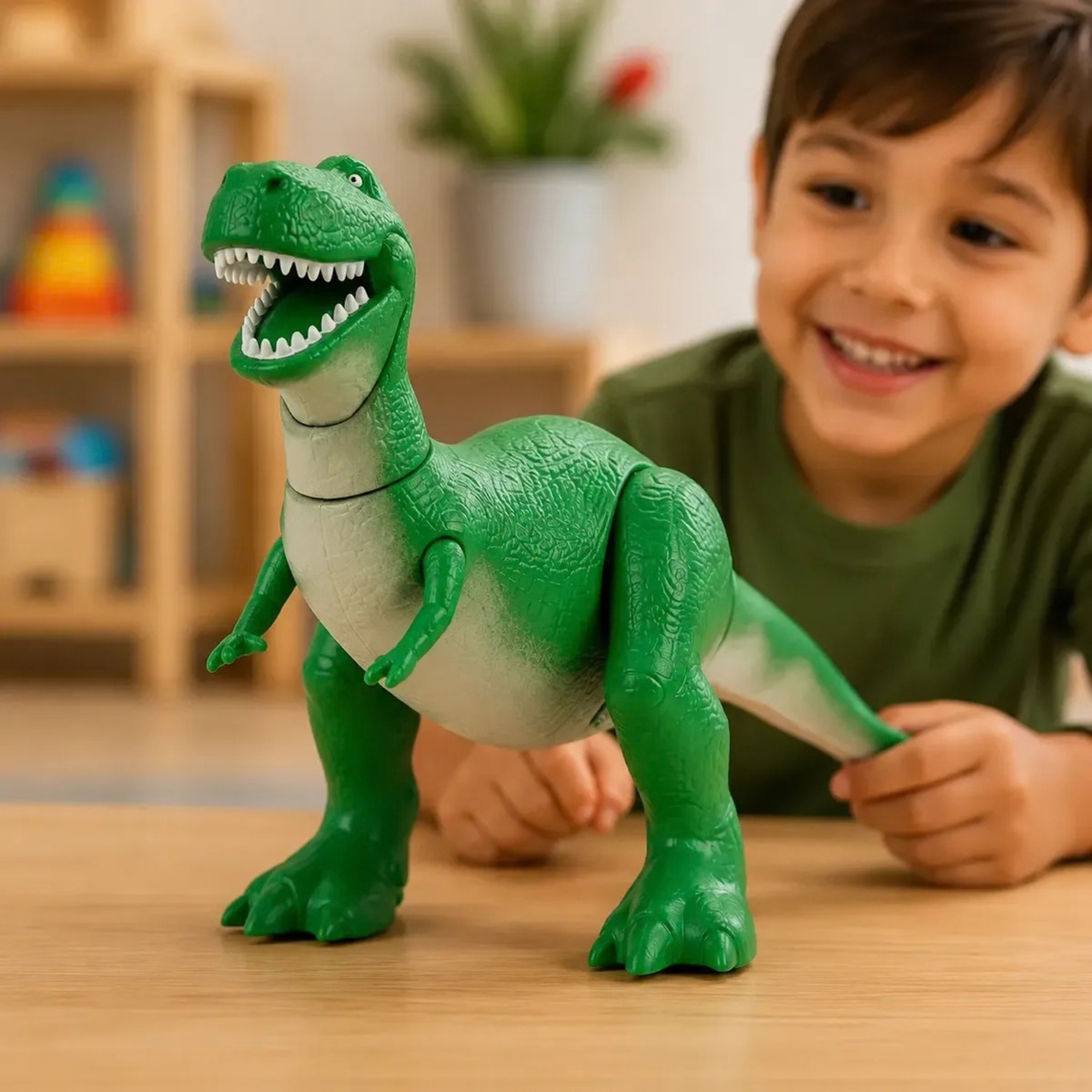 Kit Bonecos Toy Story Disney Pixar Cotiplás Rex + Alien
