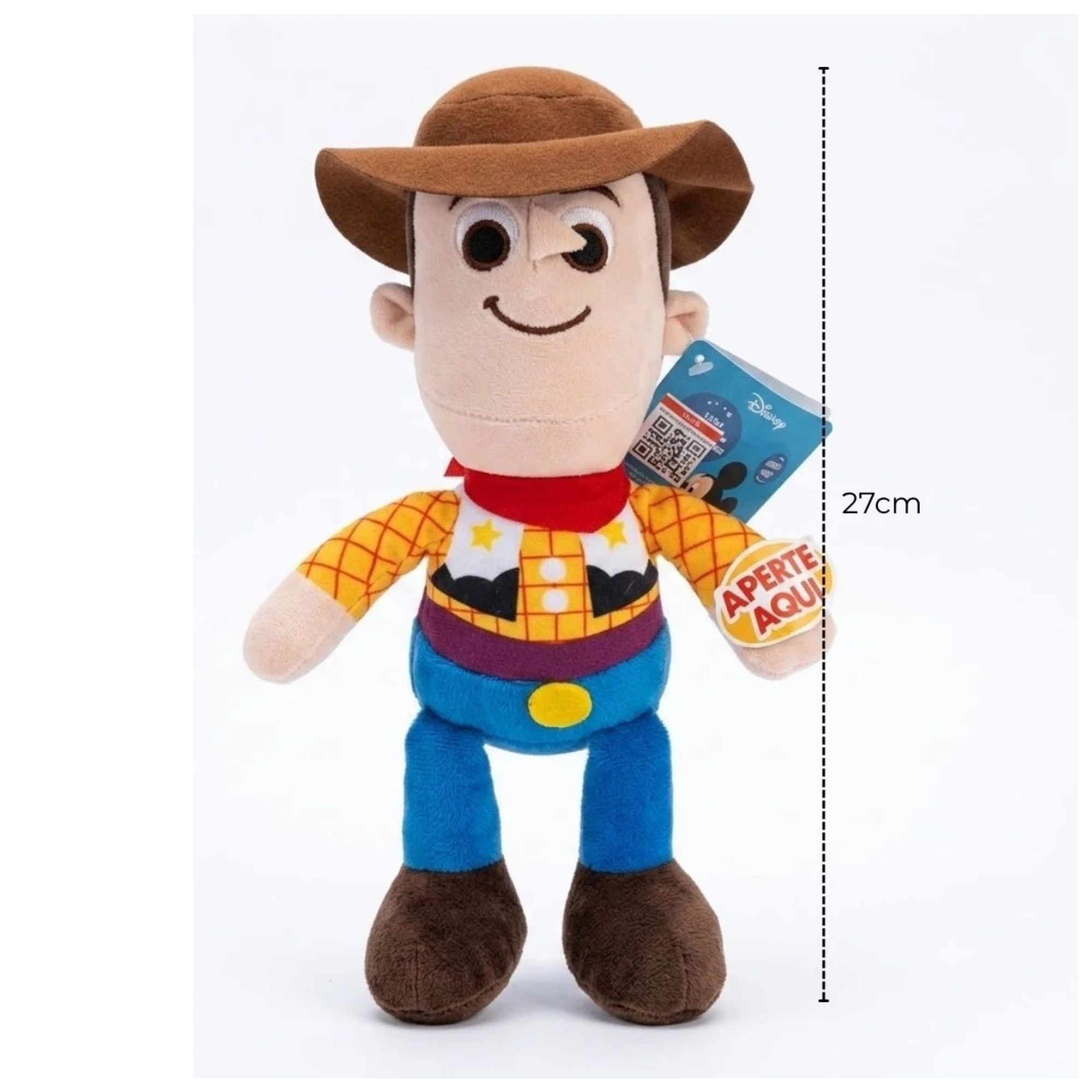 Kit Pelúcias Disney Toy Story Woody e Jessie para Brincadeiras