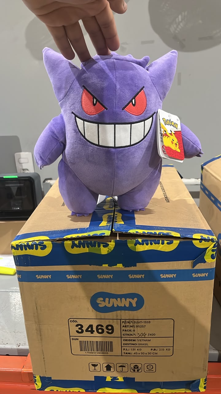 PELUCIA 12" GENGAR POKEMON Sunny - 003469