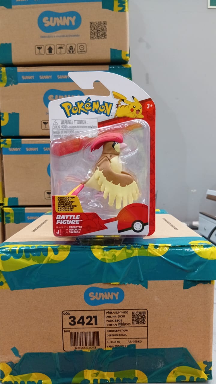 PACK FIGURA DE BATALHA PIDGEOTTO Sunny - 003421