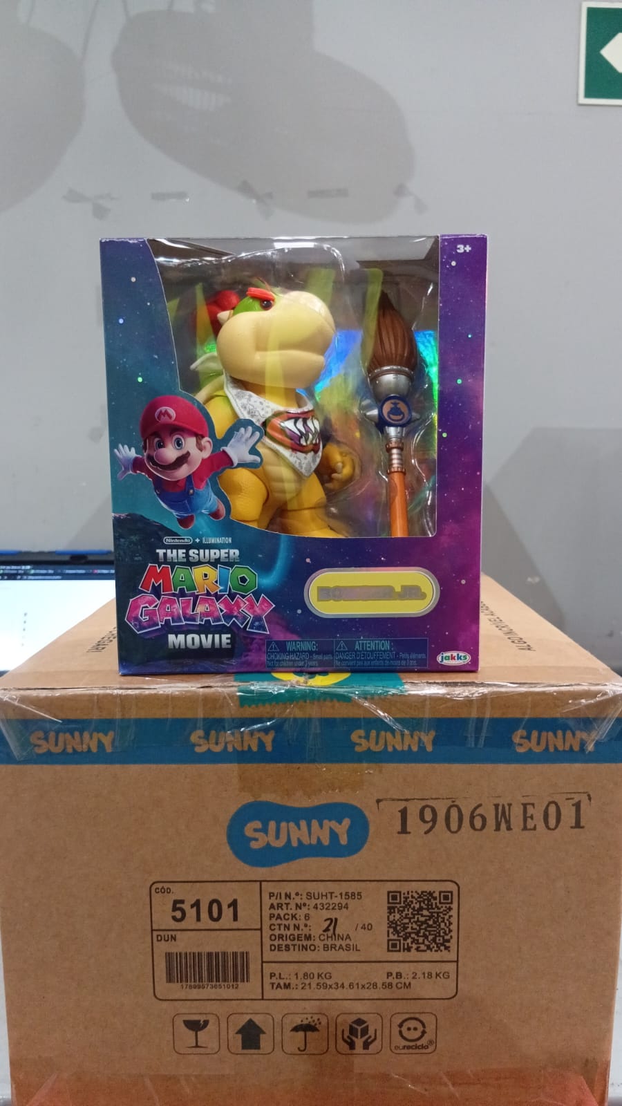 FIGURA 5" BOWSER JR. Sunny - 005101