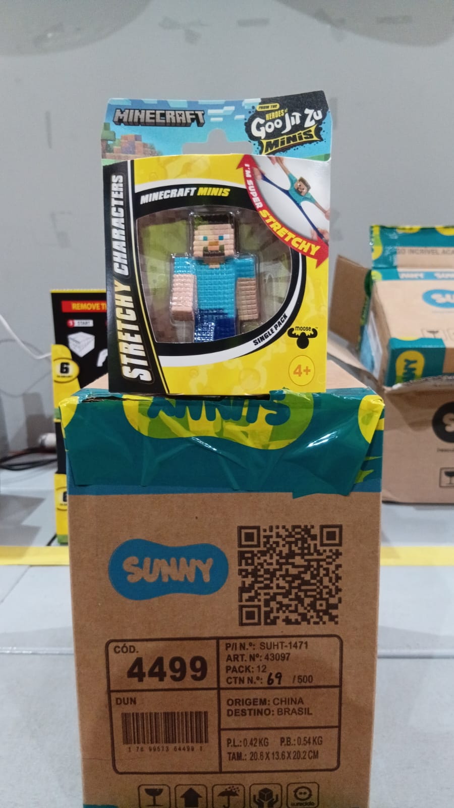 MINI FIGURA MINECRAFT STEVE Sunny - 004499