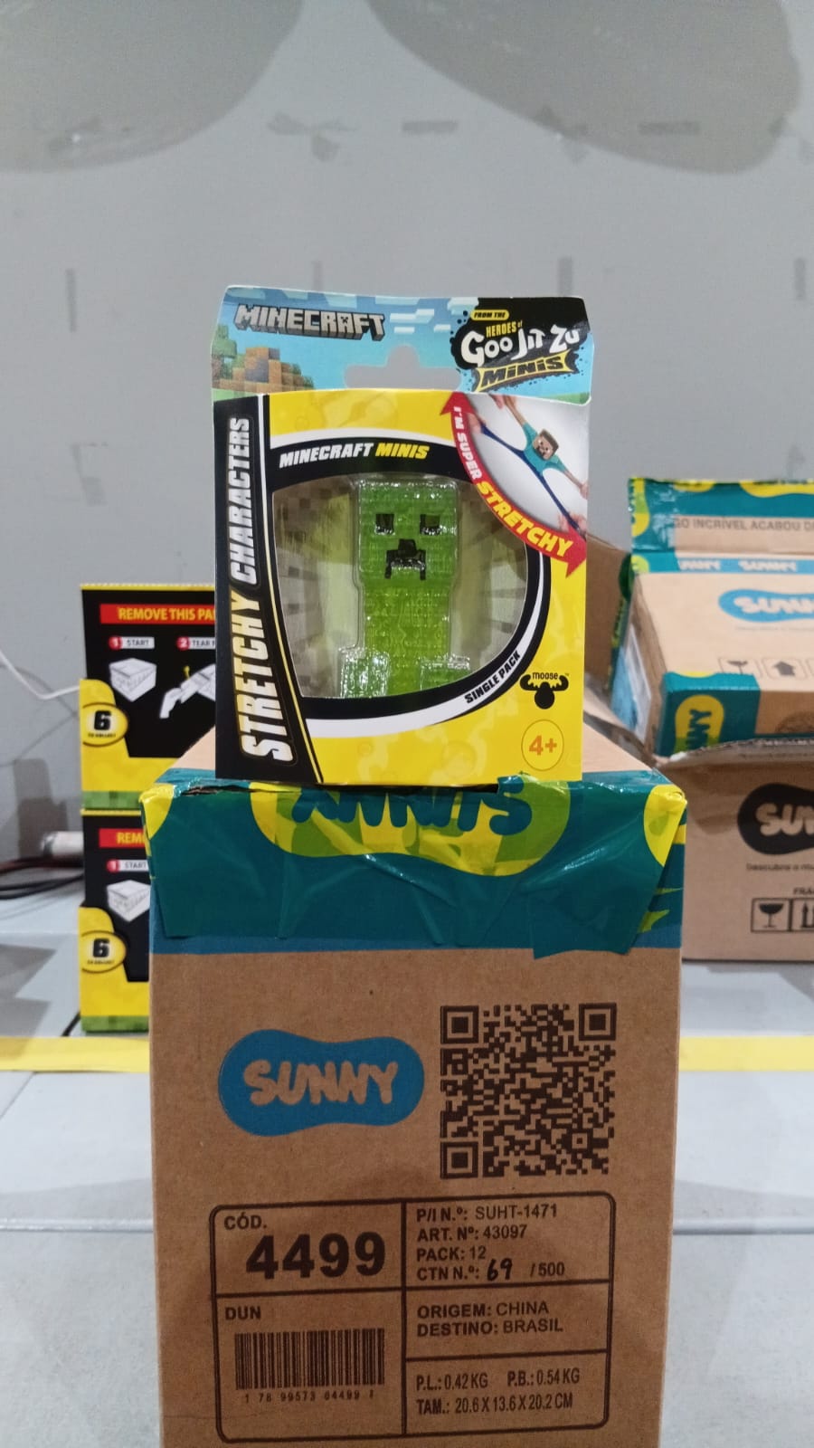 MINI FIGURA MINECRAFT CREEPER Sunny - 004499
