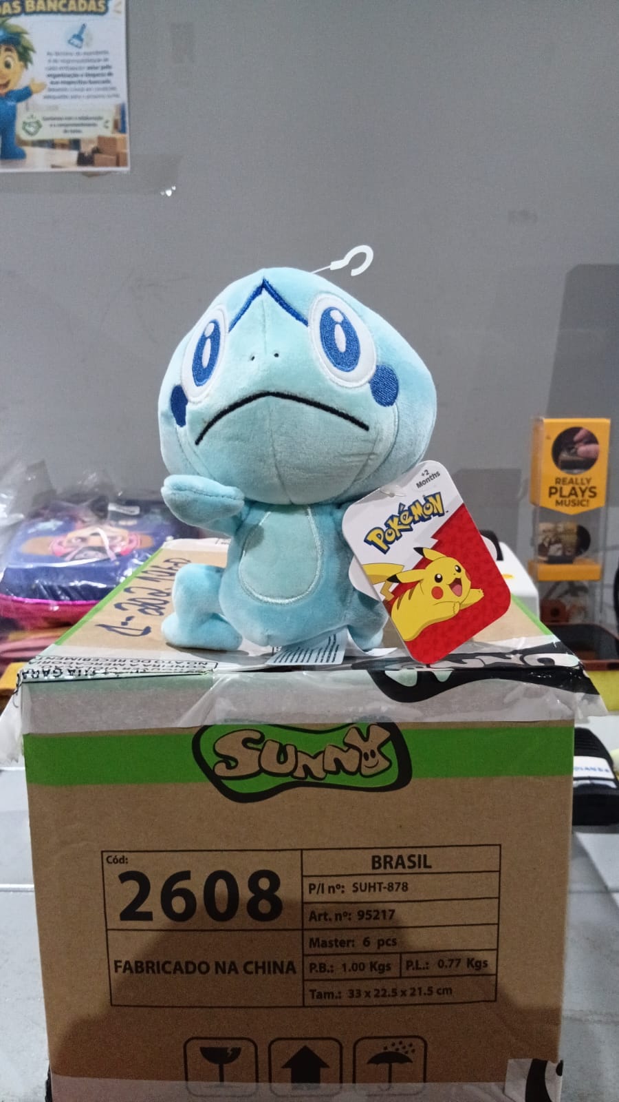 PELUCIA POKEMON 8" SOBBLE Sunny - 002608
