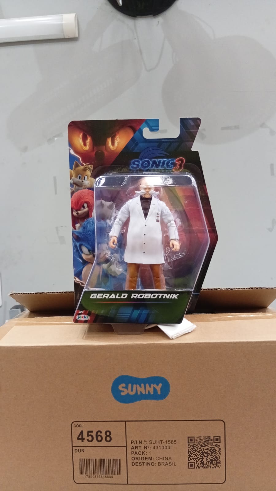 FIGURA 5" SET A SONIC - GERALD ROBOTNIK Sunny - 004568