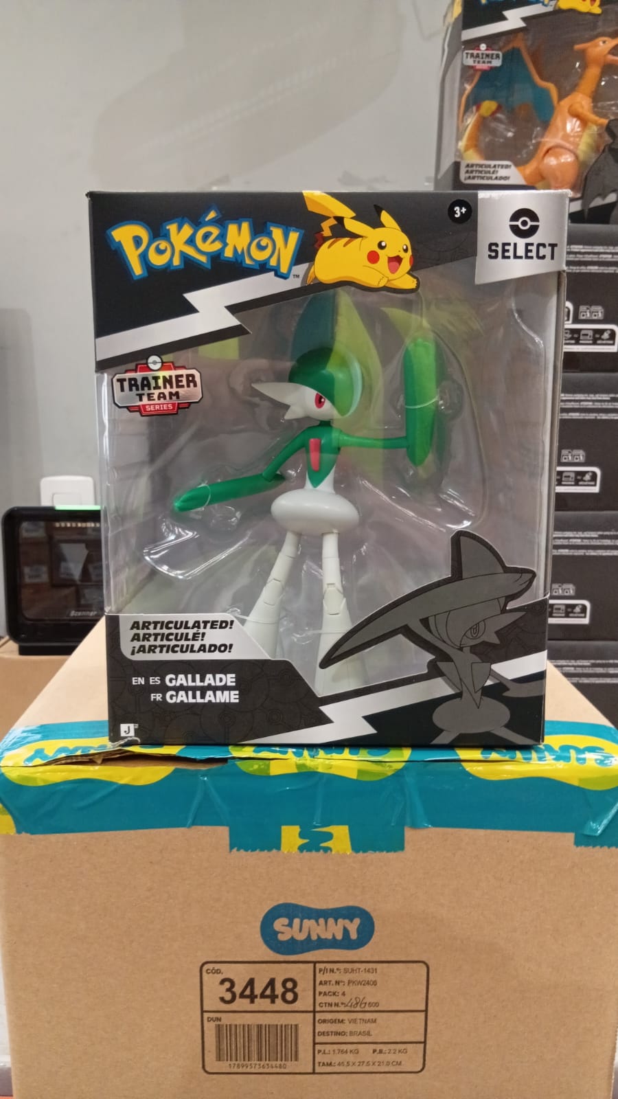 FIGURA ARTICULADA POKEMON 6" GALLADE Sunny - 003448