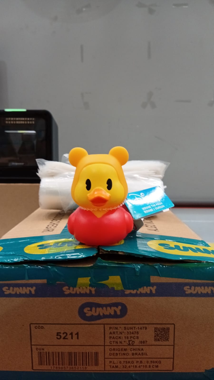 PATINHO DISNEY URSINHO POOH Sunny - 005211