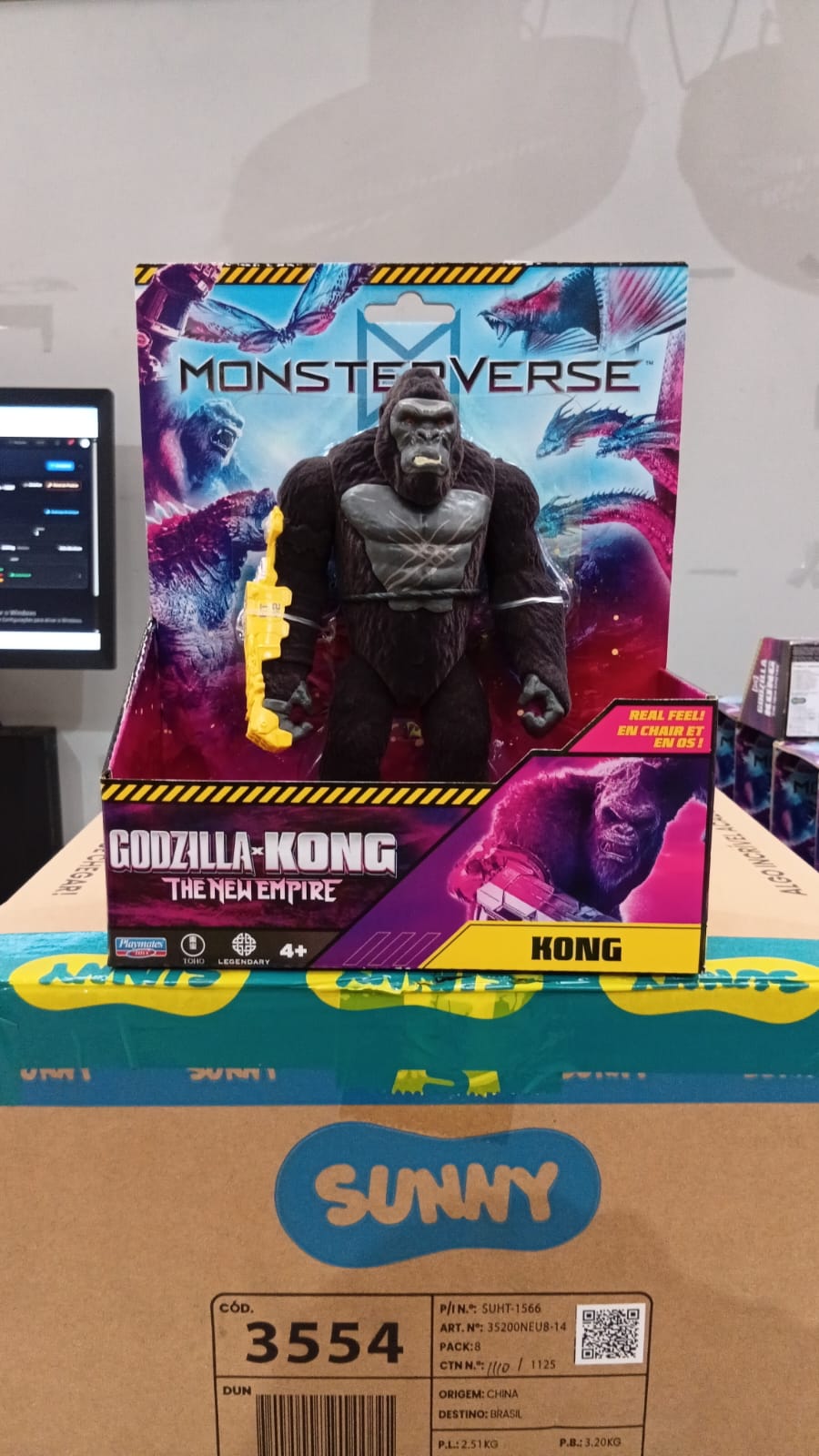 FIGURAS 6" MONSTERVERSE KONG Sunny - 003554