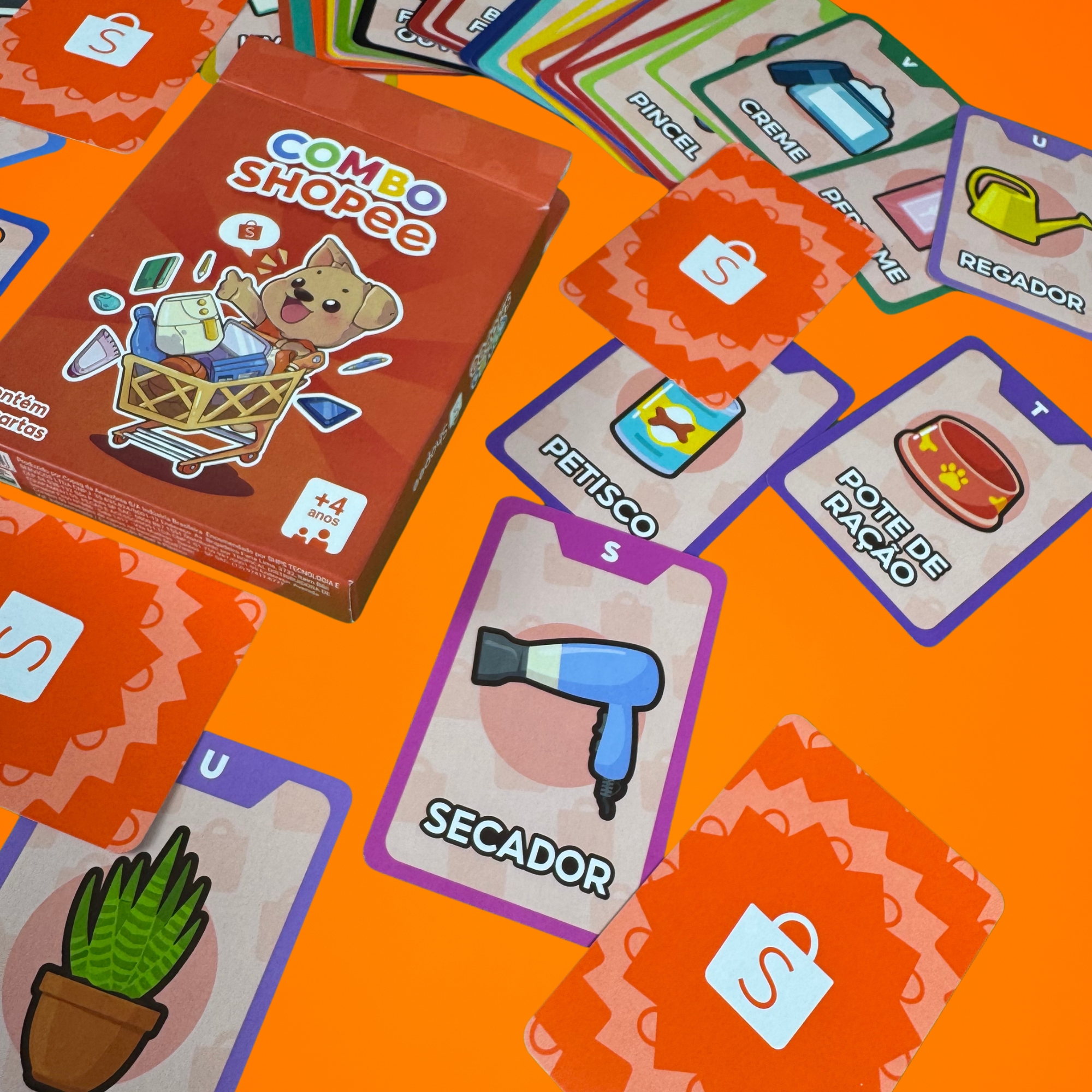 Jogo Combo Shopee c/ 55 Cartas Copag - 37382 (EXCLUSIVO SHOPEE KIDS)