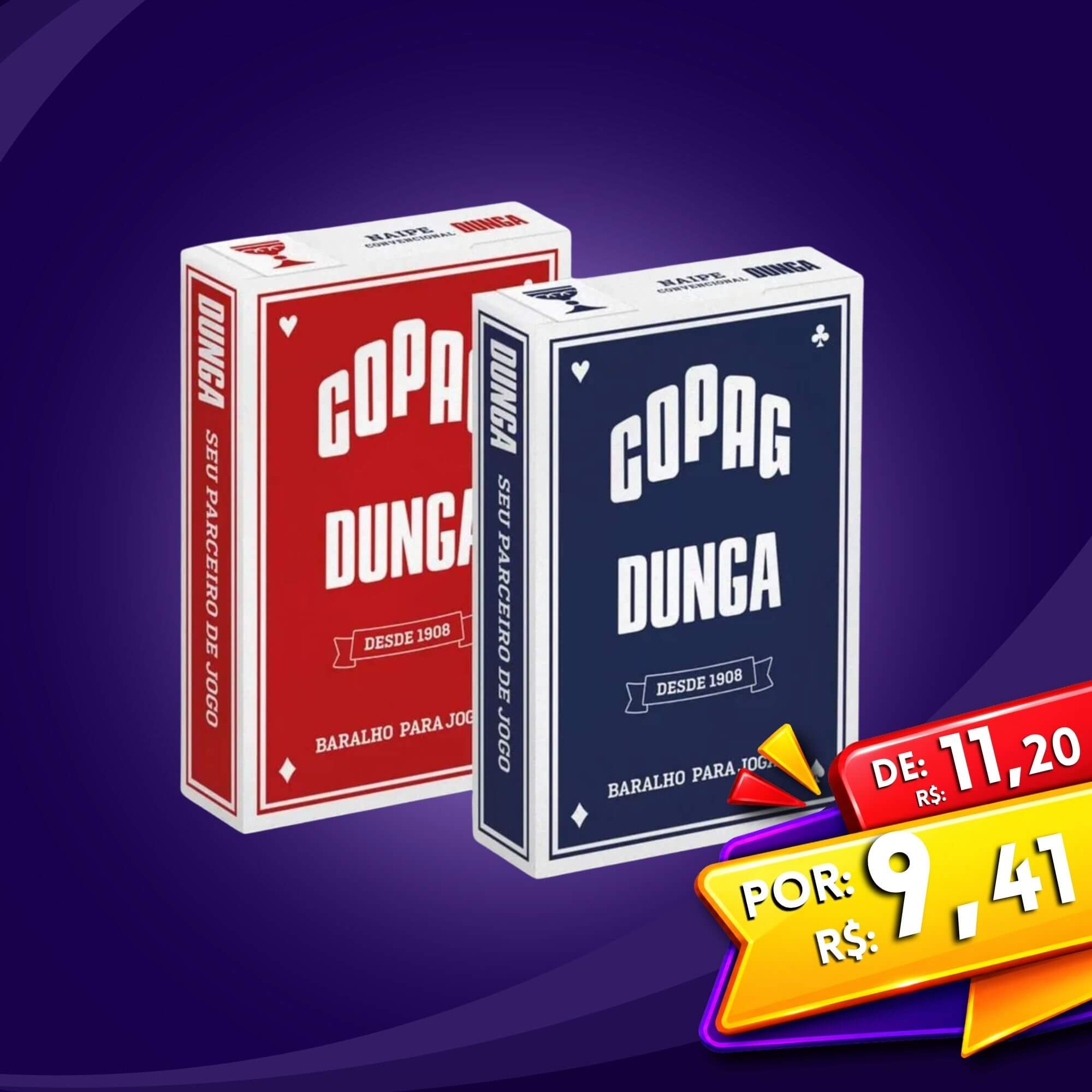 Kit 3 Especial Copag BR Mania - Mix Completo de 26 Produtos entre Baralhos e Jogos
