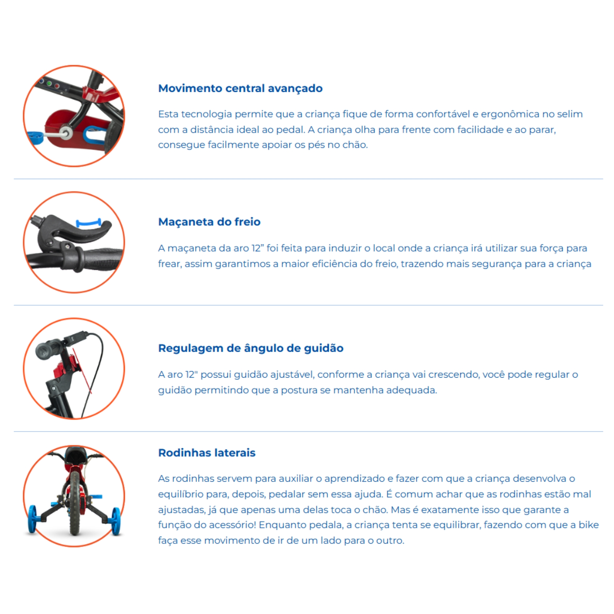 Kit Bicicleta Infantil Aro 12 Mickey Nathor com Rodinhas + Kit de Proteção Infantil 3X1