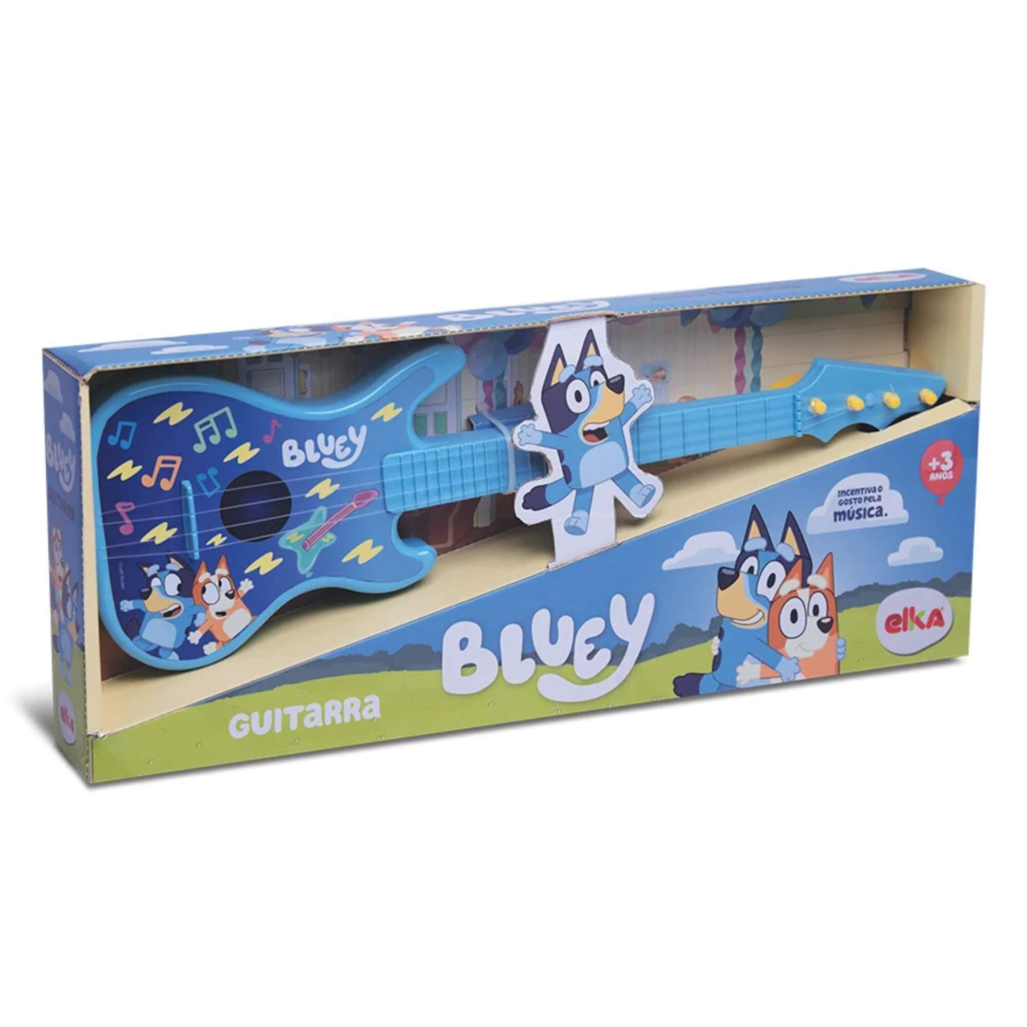 Kit musical infantil Bluey - Piano + Guitarra